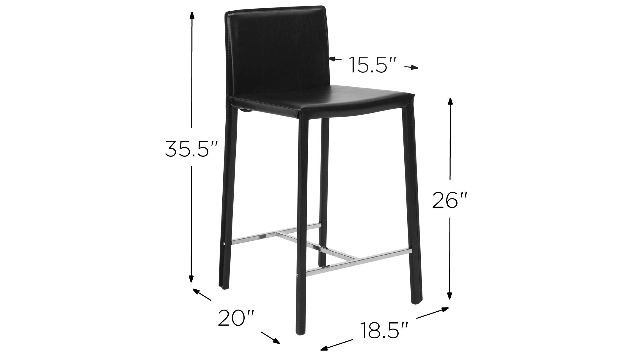 Jason Counter Stool Set of 2 Raymour Flanigan