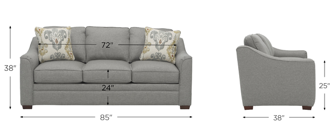 Hazelton Sofa Dimensions