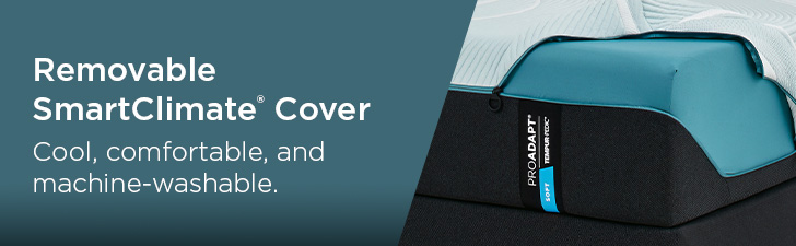 Removable SmartClimate&reg; Cover Cool, comfortable, and machine-washable.