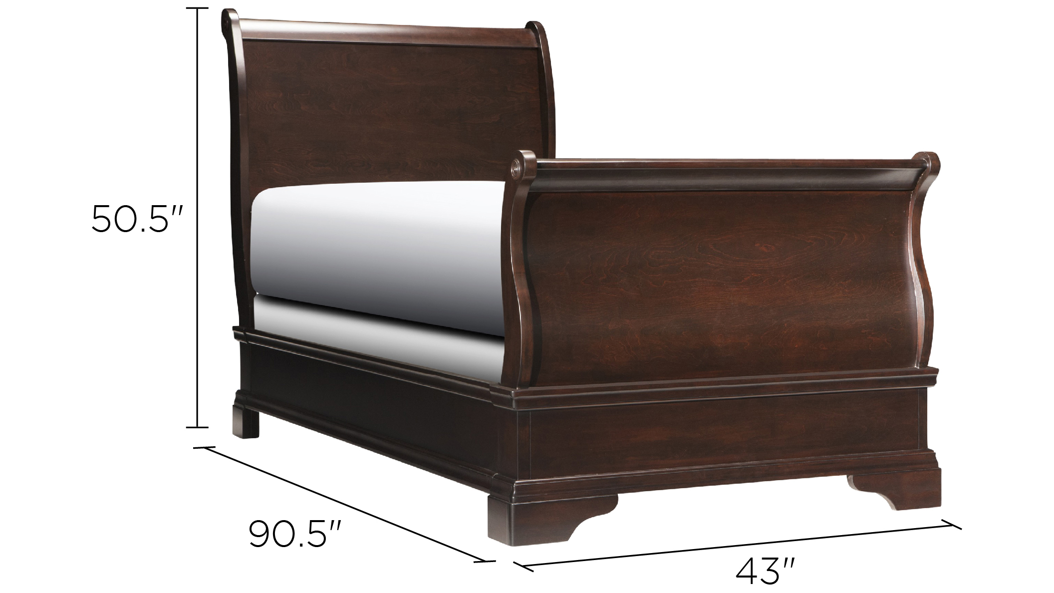 Charleston Sleigh Bed Raymour Flanigan