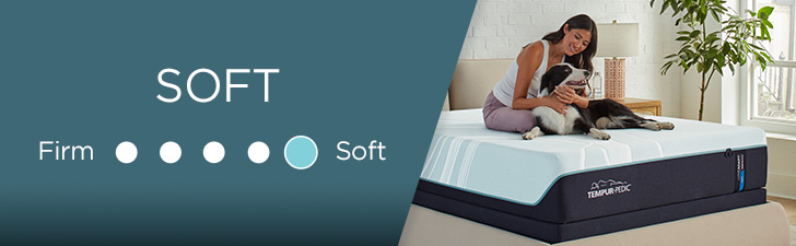 SOFT mattress firmness - 1 out of 5 firmness scale histogram