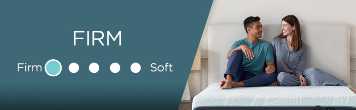 FIRM mattress firmness - 5 out of 5 firmness scale histogram