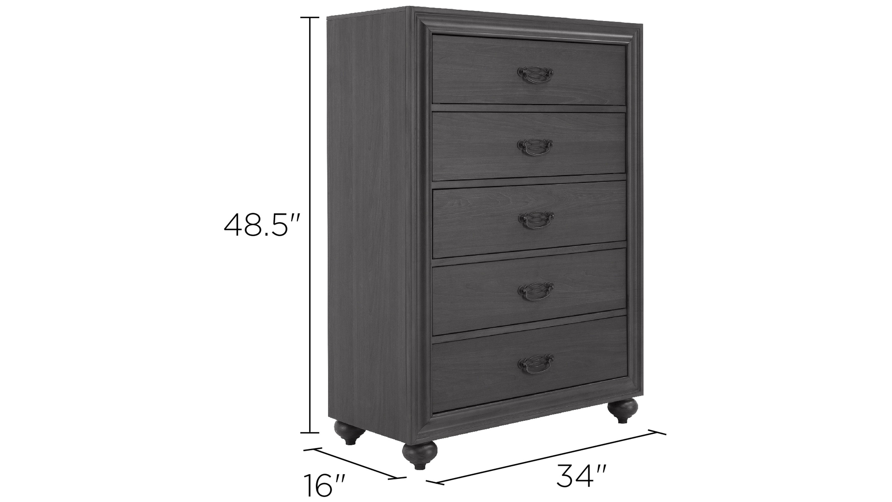 Hathaway Bedroom Chest Dimensions