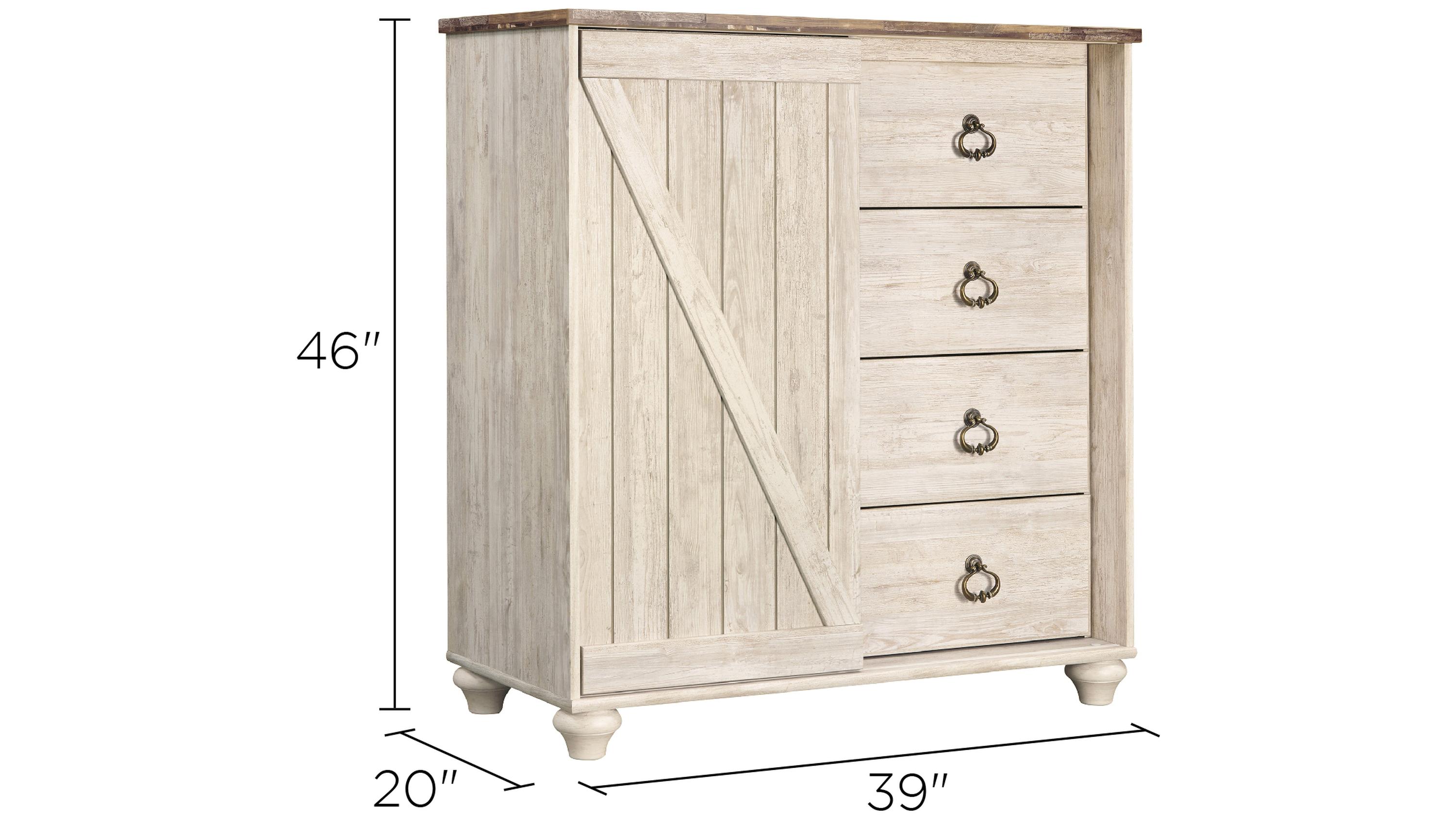 Collingwood Bedroom Armoire Dimensions