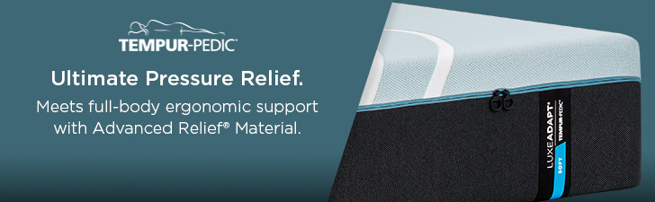 Ultimate Pressure Relief. Meets full-body ergonomic support with Advanced Relief&reg; Material.