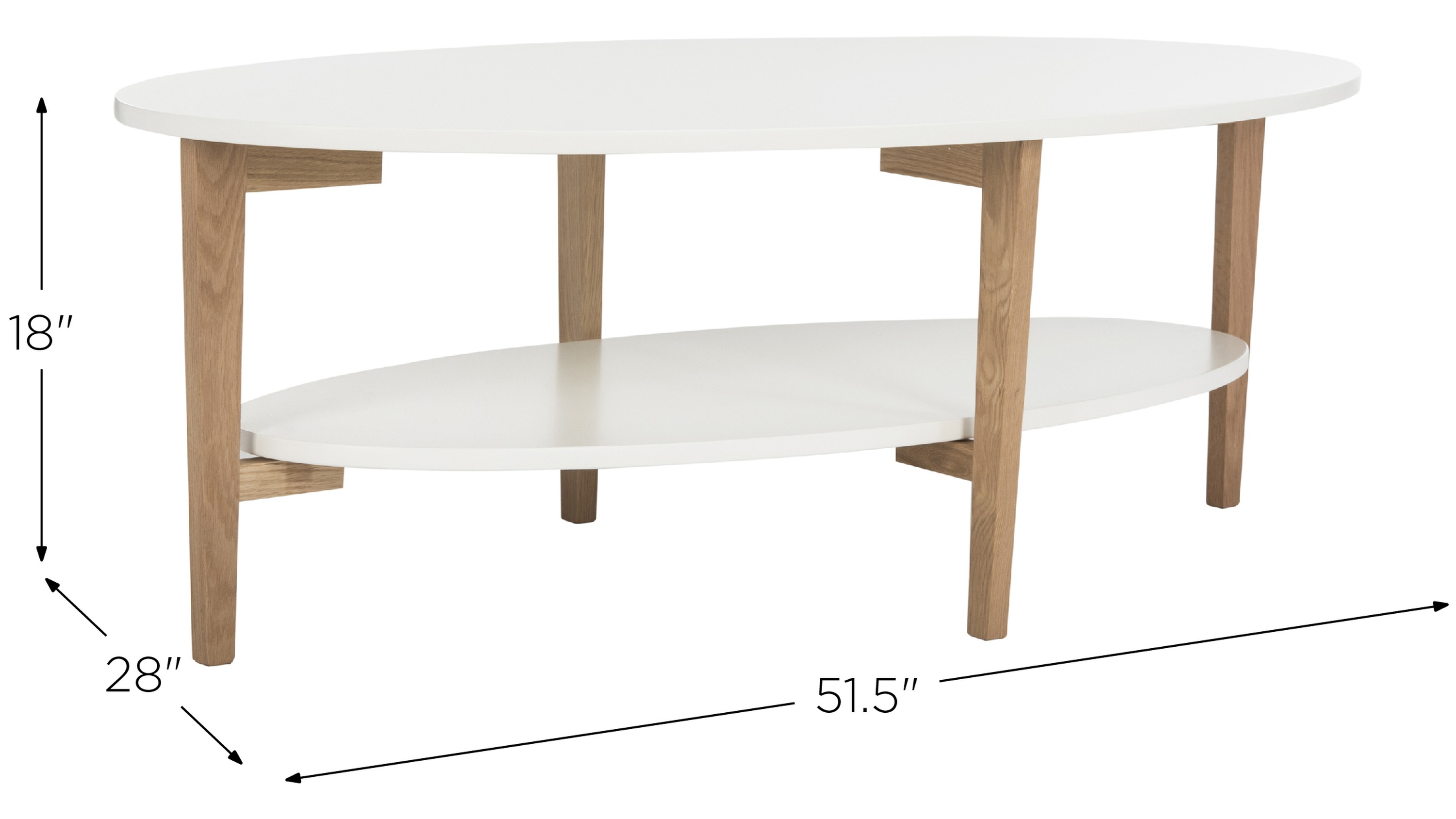 Berlin Oval Coffee Table | Raymour & Flanigan
