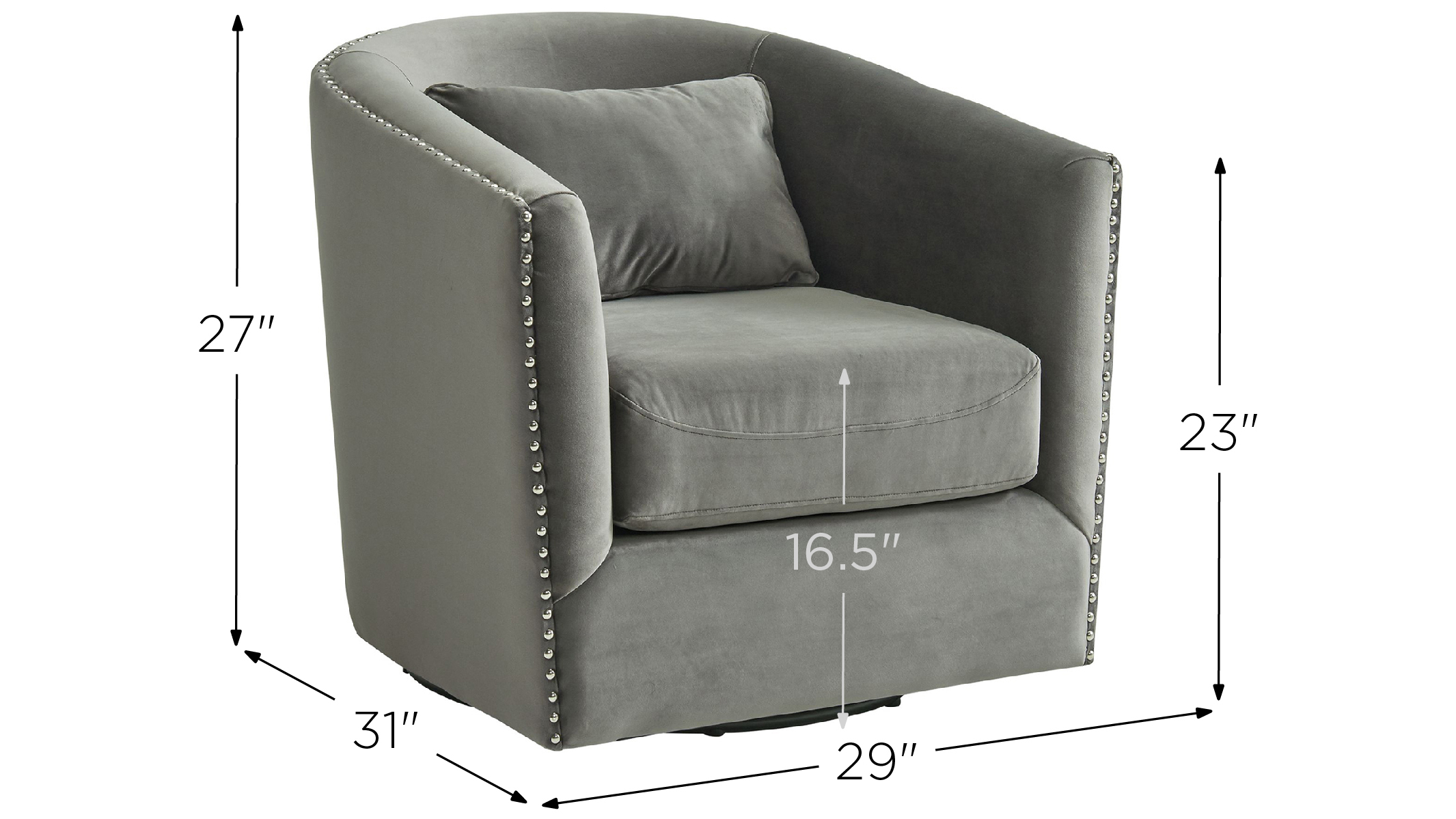 Alba Swivel Chair Raymour & Flanigan