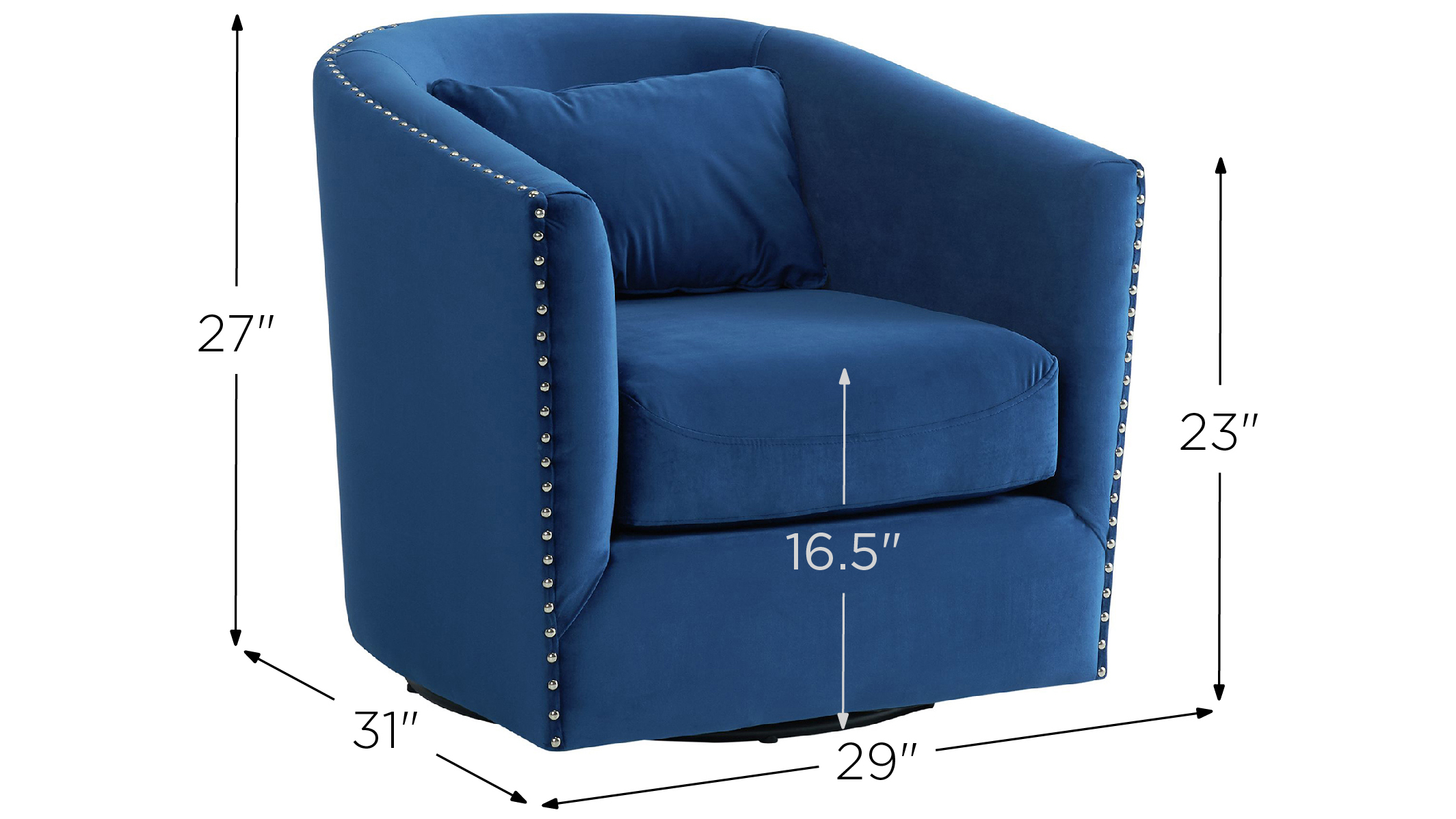 Alba Swivel Chair Raymour & Flanigan