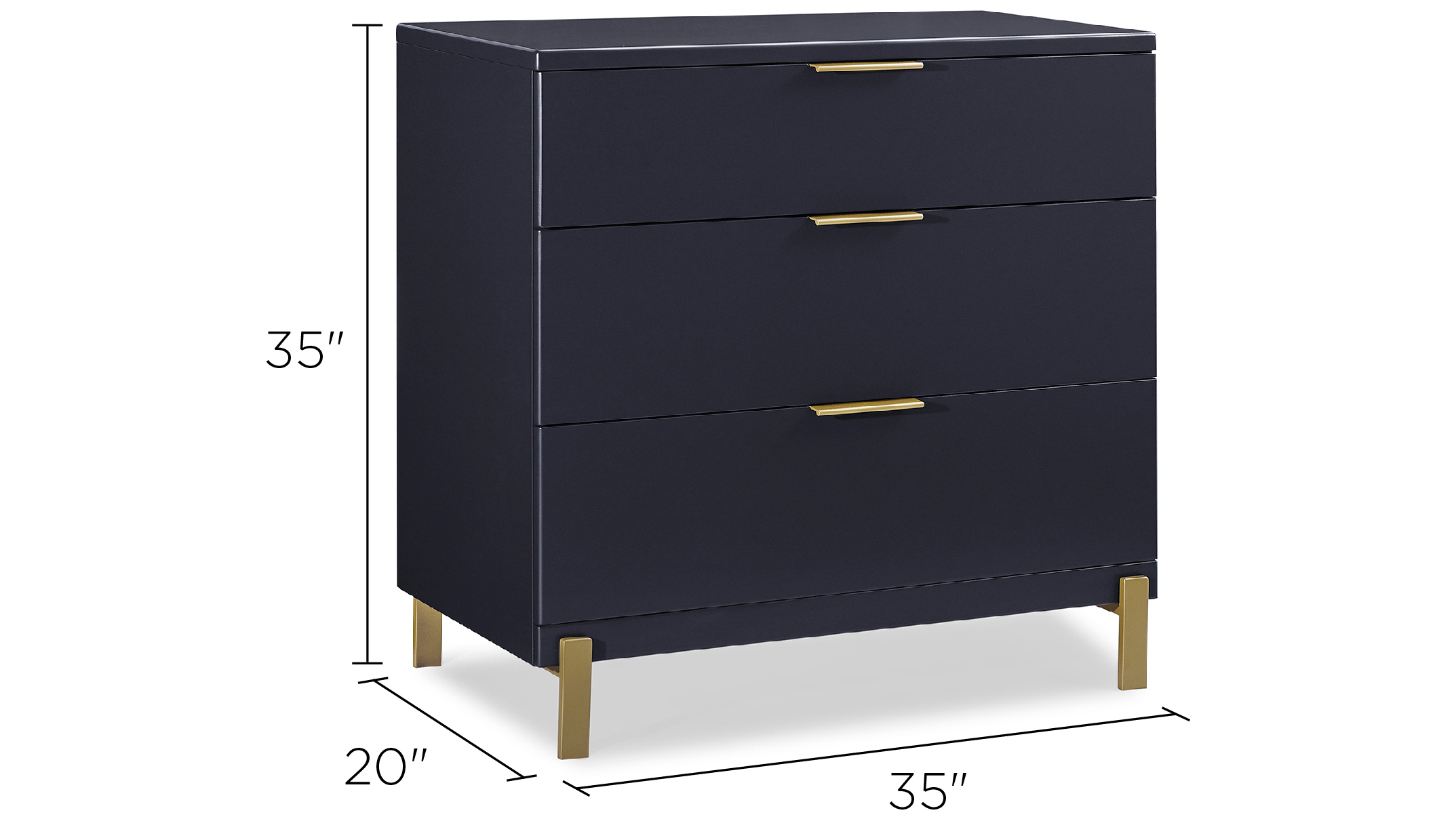 Hendrix 3 drawer dresser discount