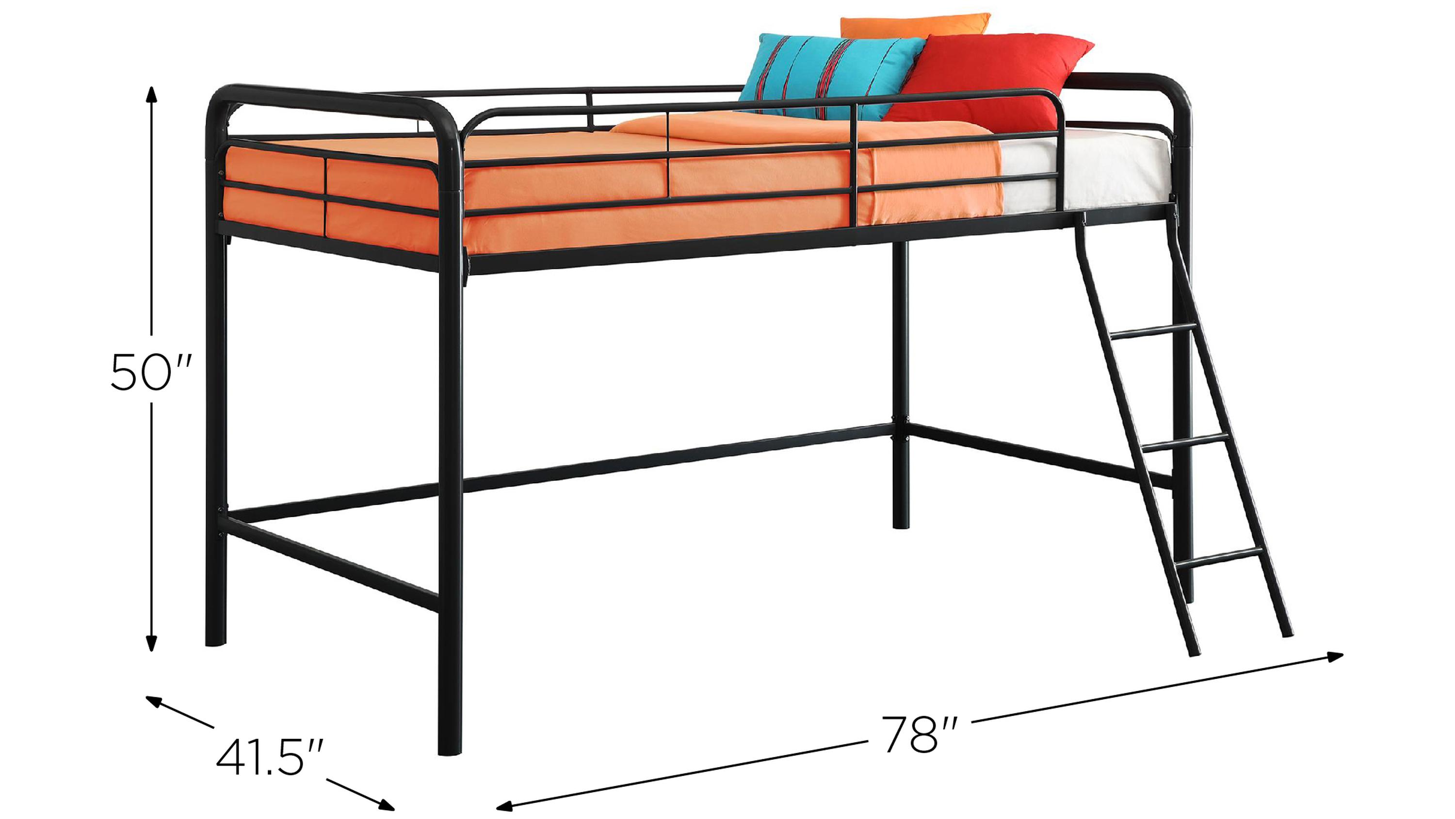 Atwater Living Cora Junior Metal Loft Bed | Raymour & Flanigan