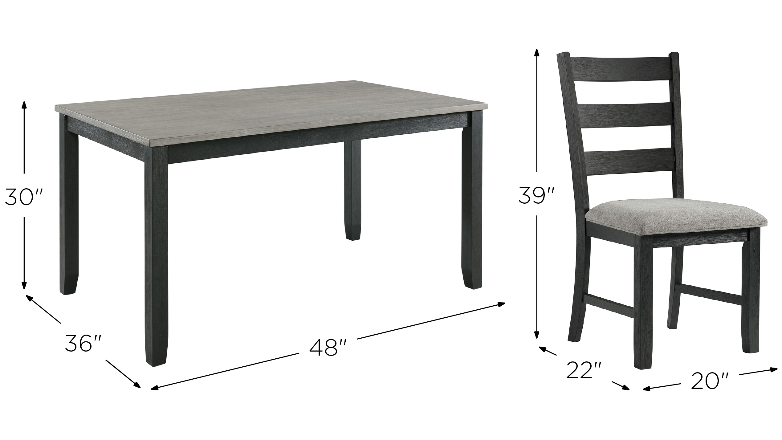 Glenwood 5 piece dining cheap set