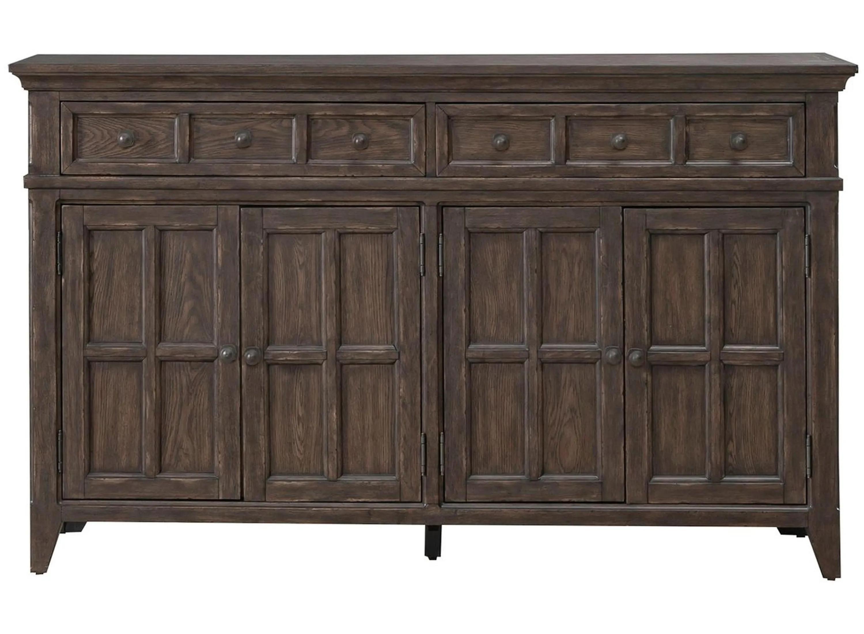Eden Ridge Saddle Brown Buffet