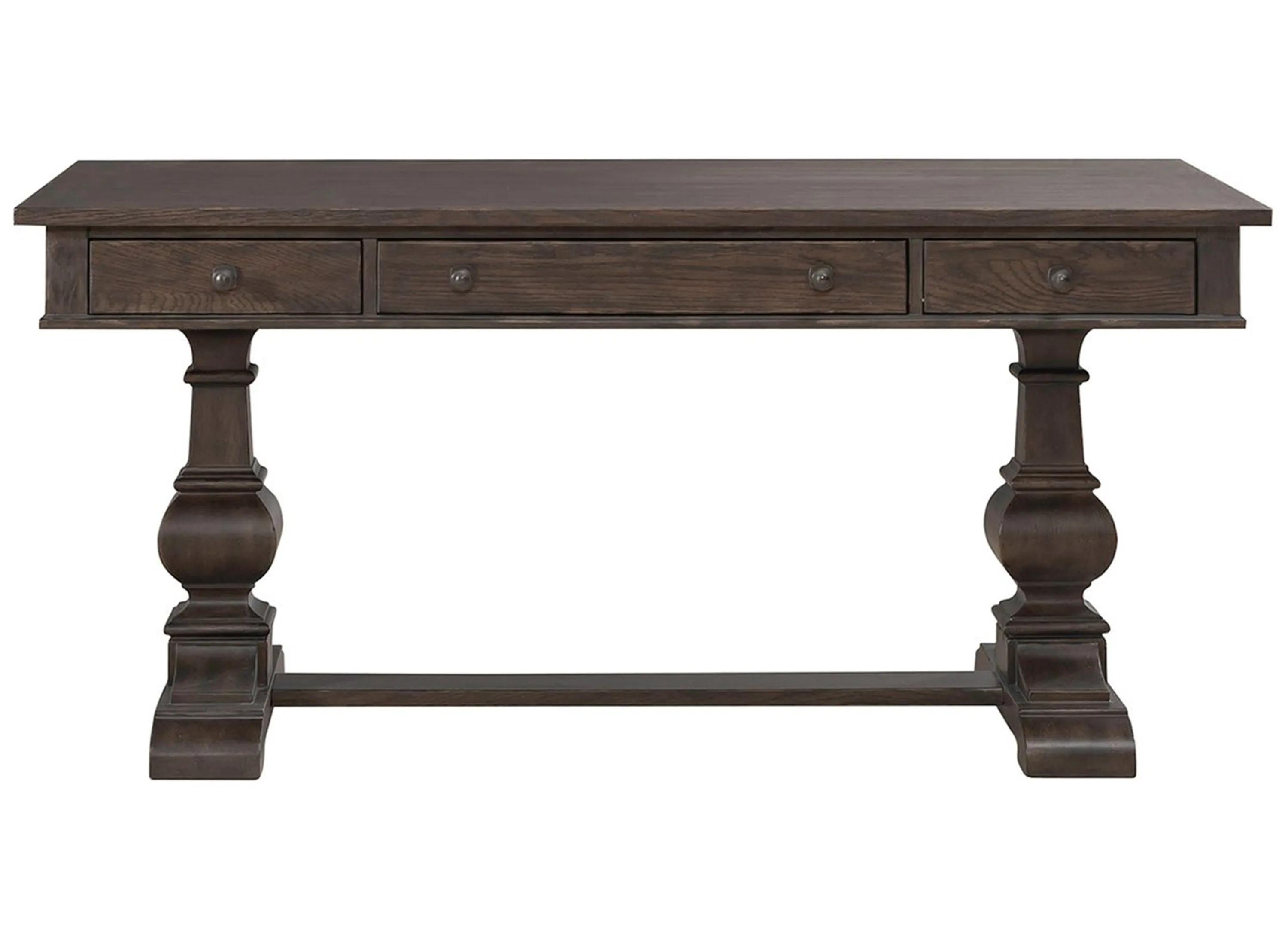 Eden Ridge Saddle Brown Writing Desk