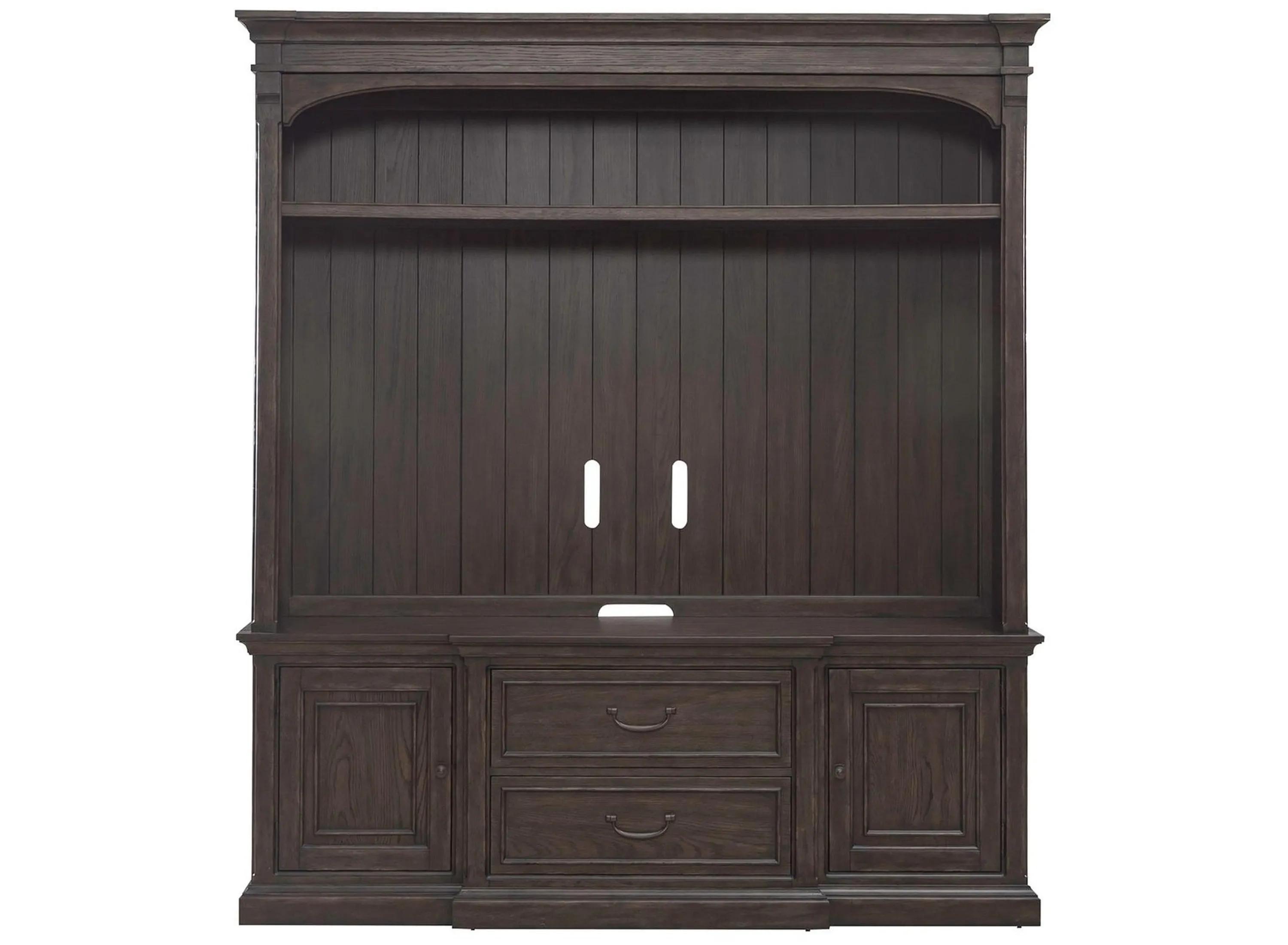 Eden Ridge Saddle Brown Entertainment Center