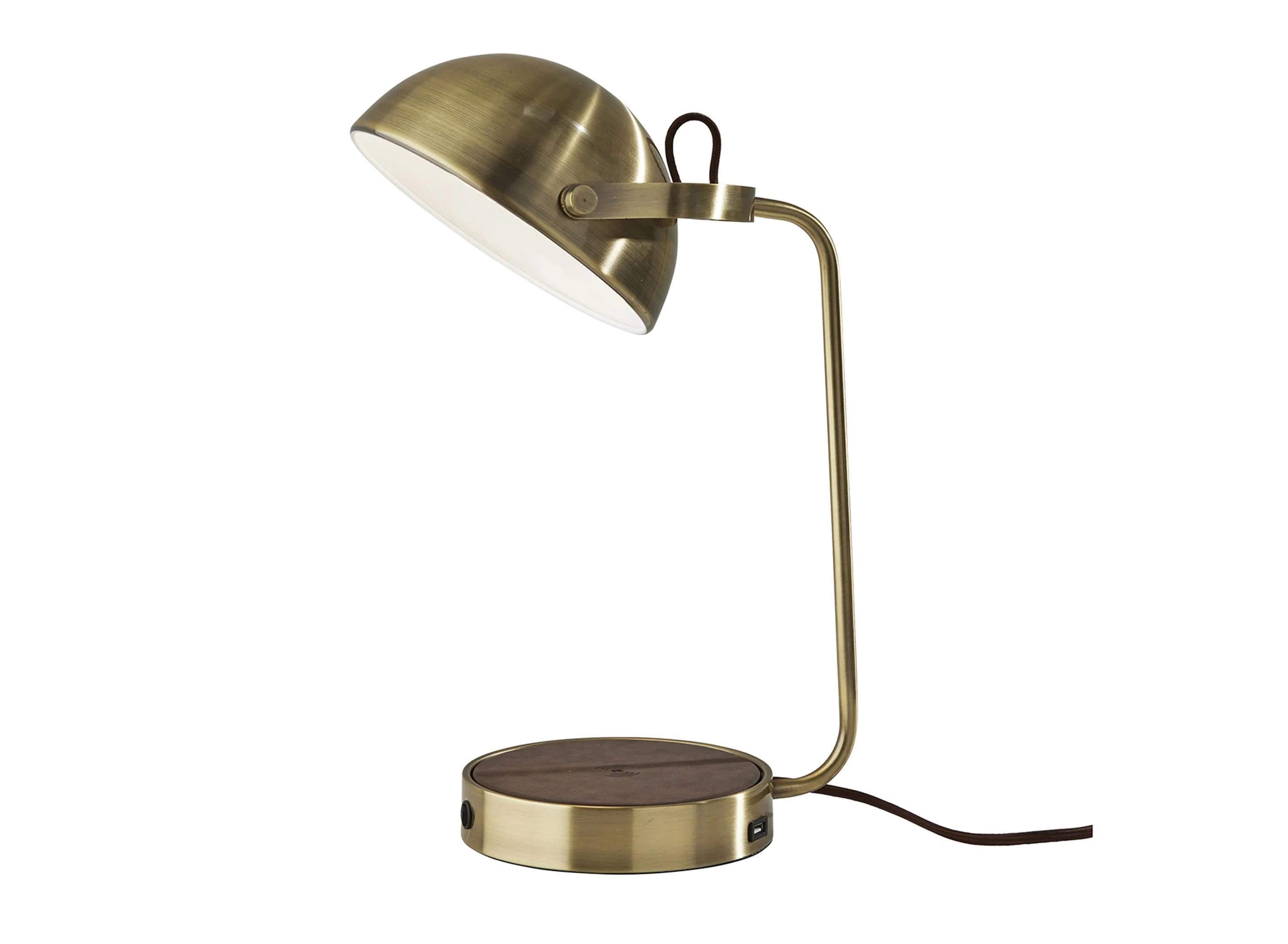 Brooks Wireless Charging Desk Lamp