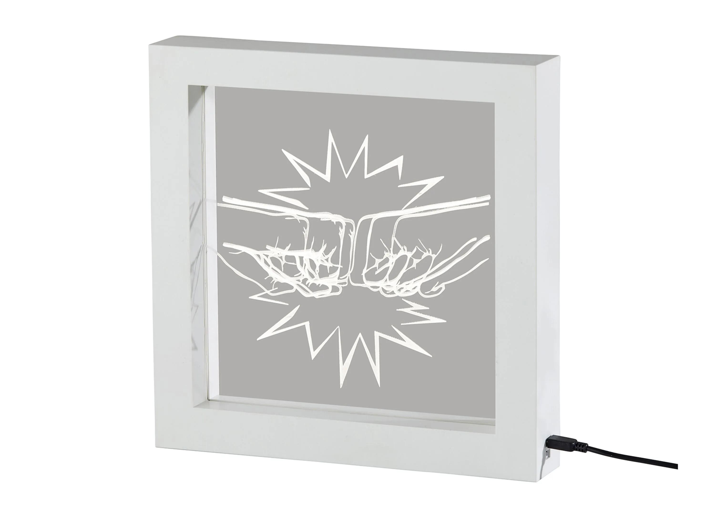 Light Box Fist Bump Lamp