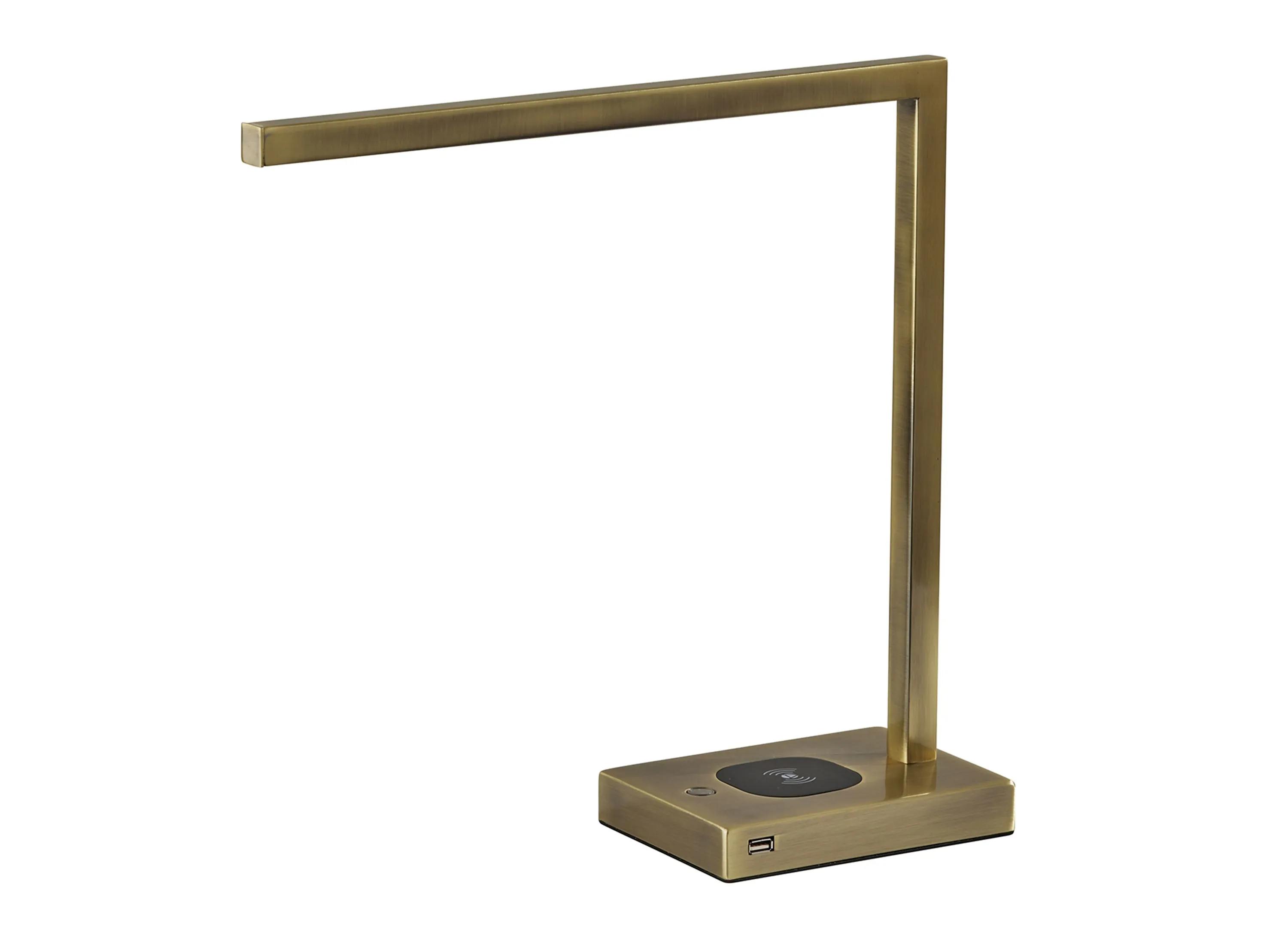 Aidan Wireless Charging LED Desk Lamp