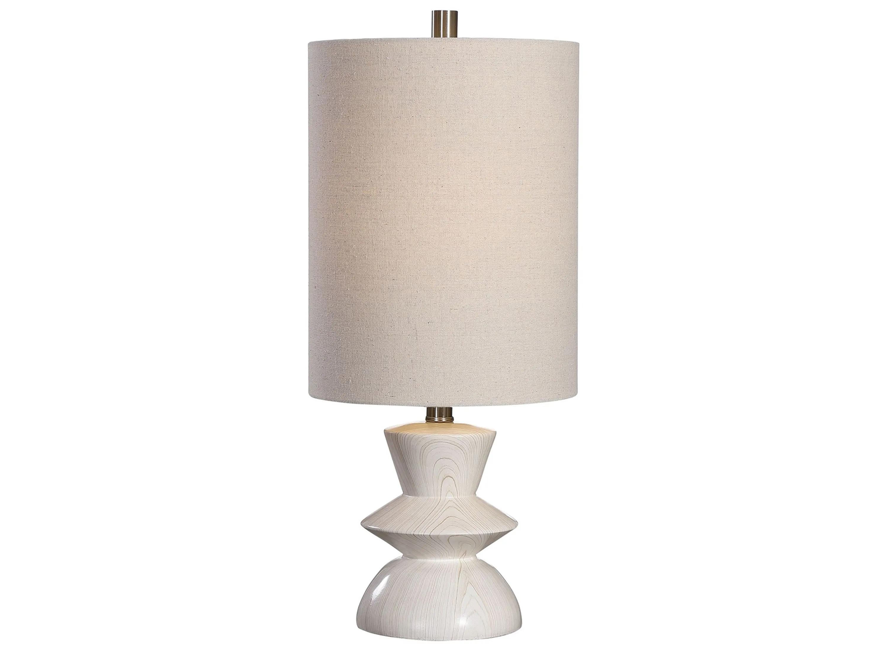 Stevens Bleached Wood Buffet Lamp