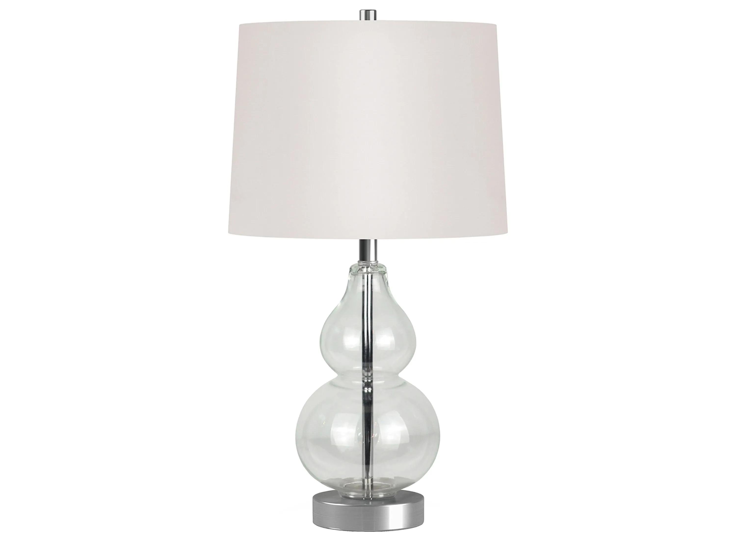 Donato Clear Glass Petite Table Lamp