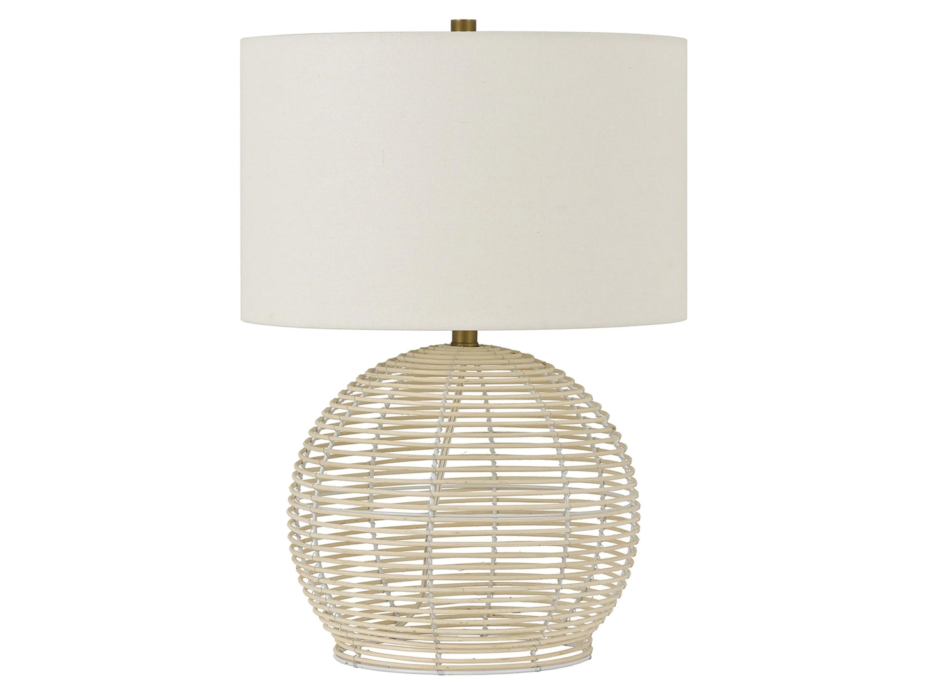 Phobos Rattan Table Lamp