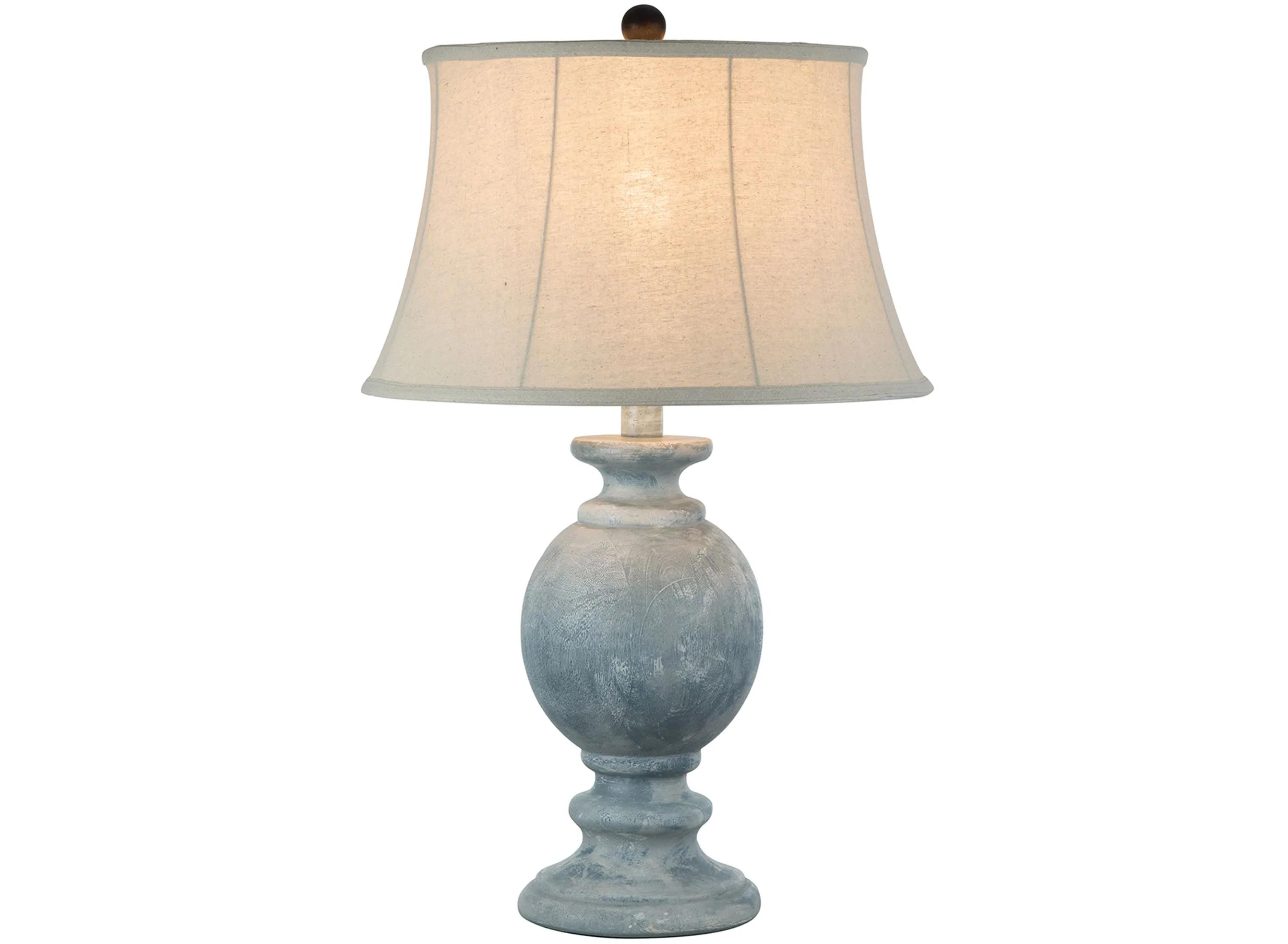 Frosted Ash Table Lamp