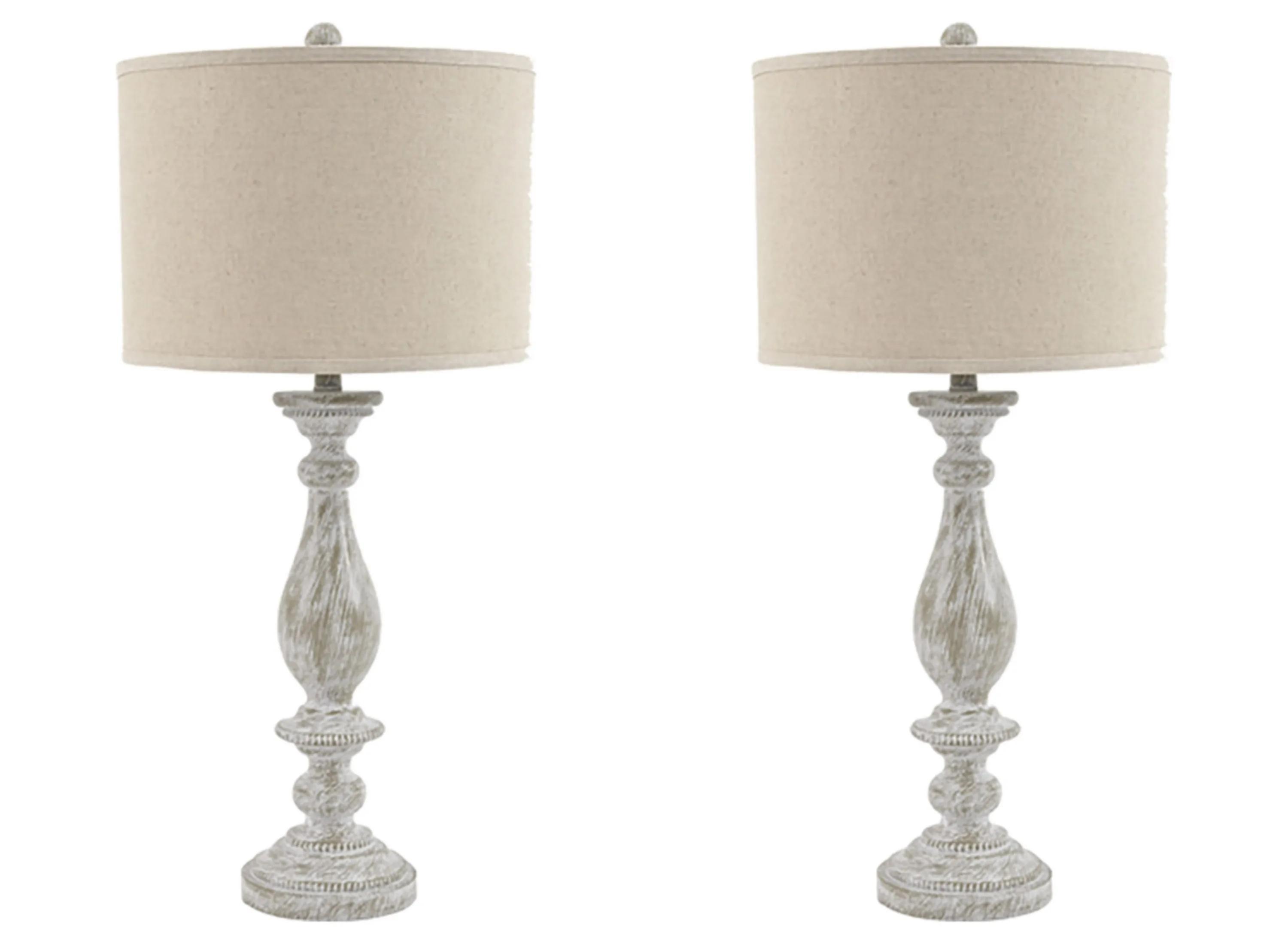 Bernadate Poly Table Lamp Set