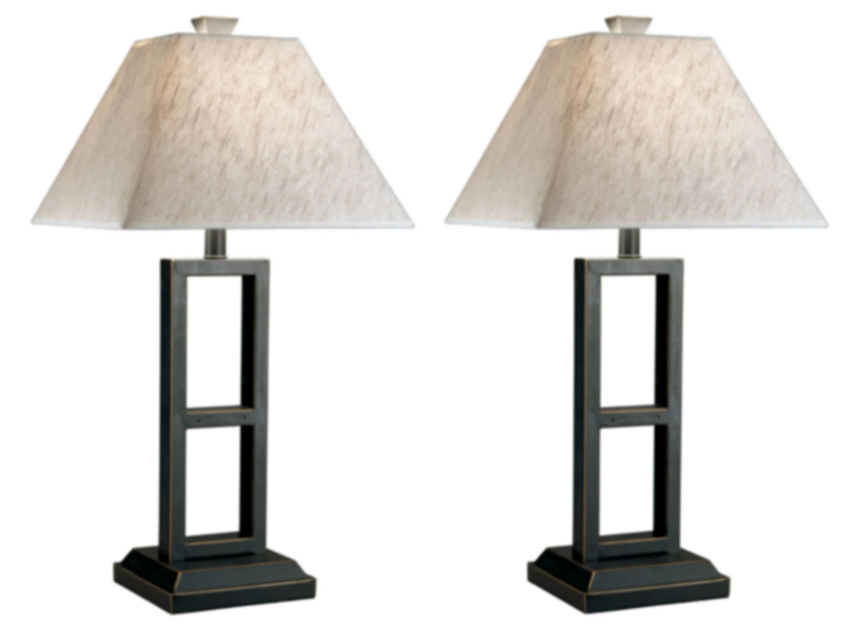Diedra Metal Table Lamp Set