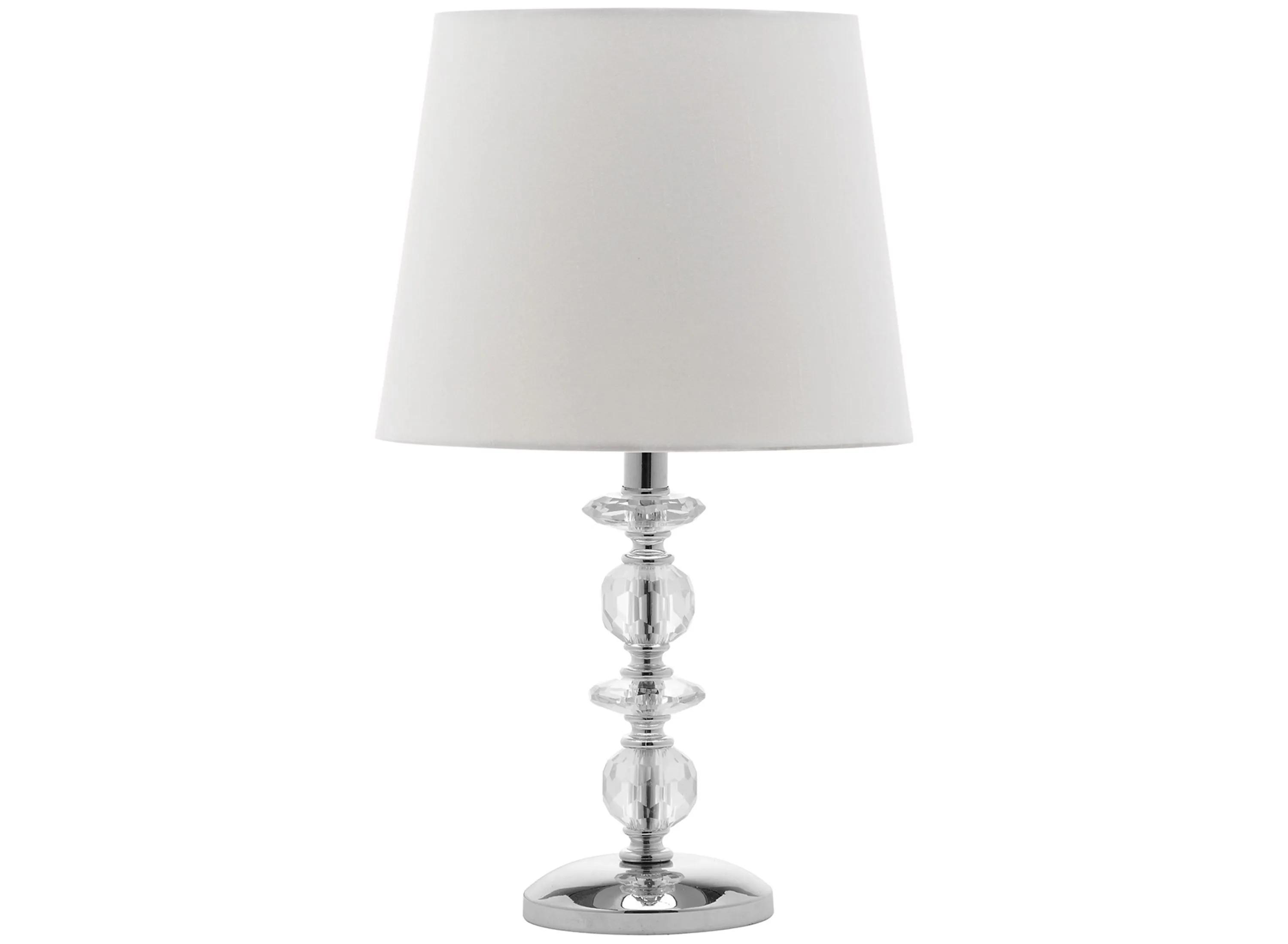 Port Stacked Crystal Dark Grey Lamp