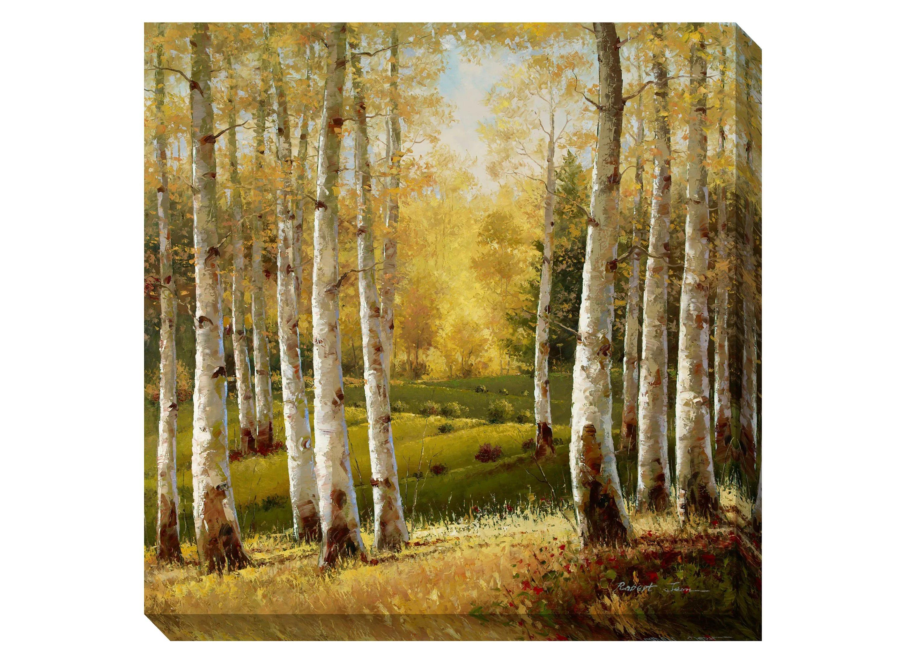 Birch Trees Canvas Wall Art