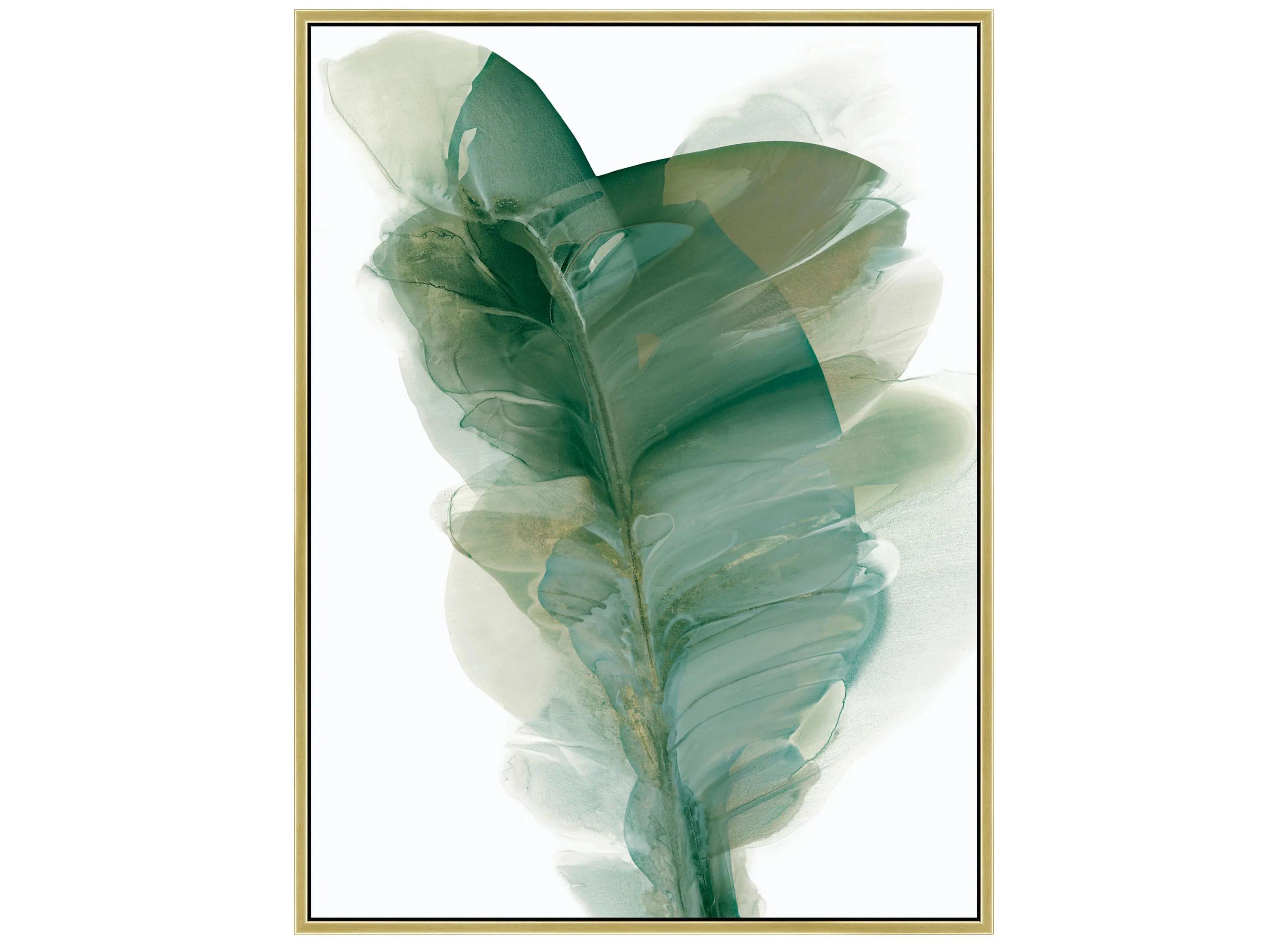 Botanical Flair in Green 1 Wall Art