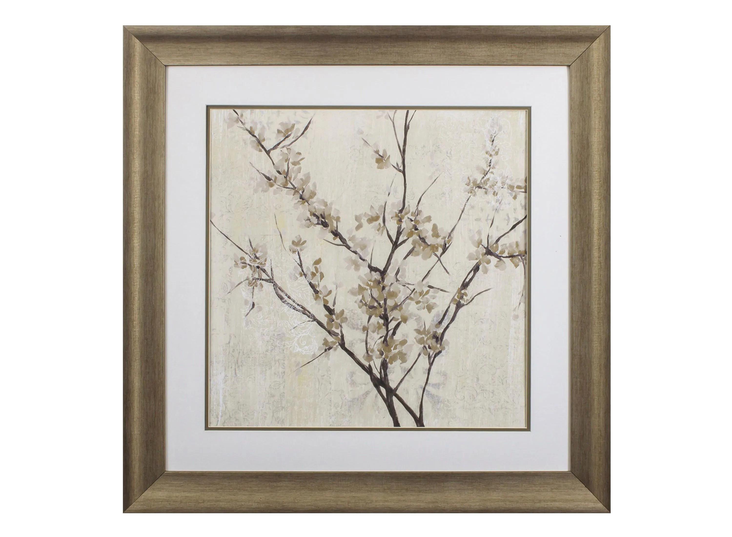 Neutral Blossoms Cream I Wall Art