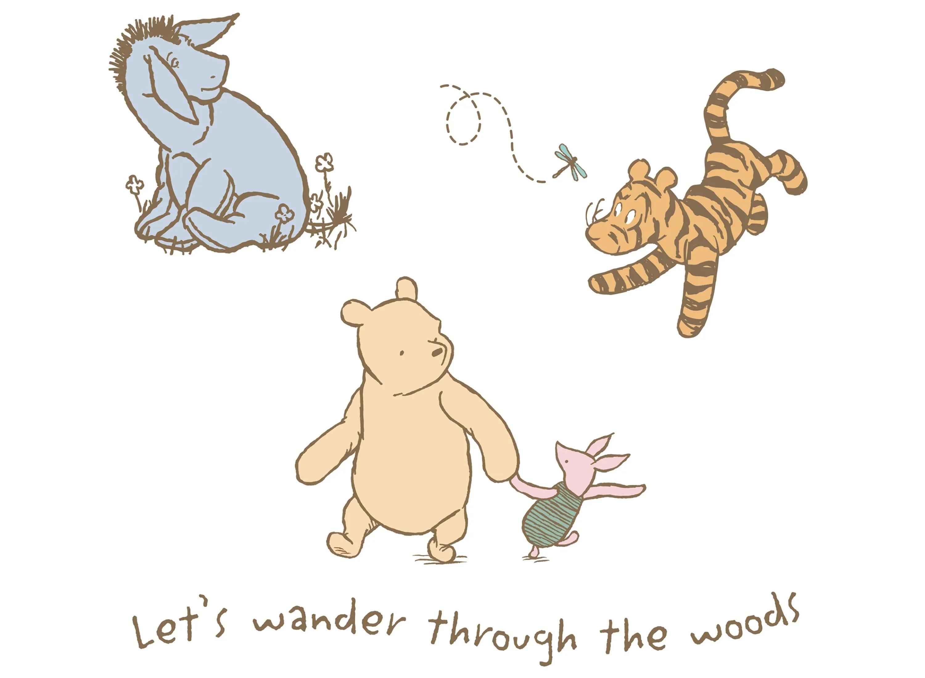 Storytime Pooh Wall Decals