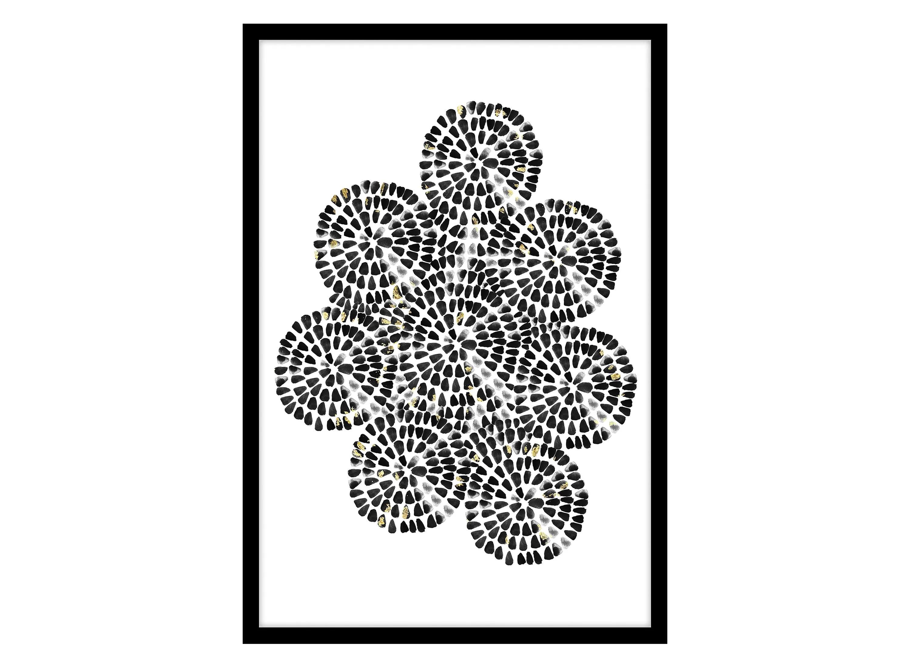 Array Black - Multi Petals Wall Art