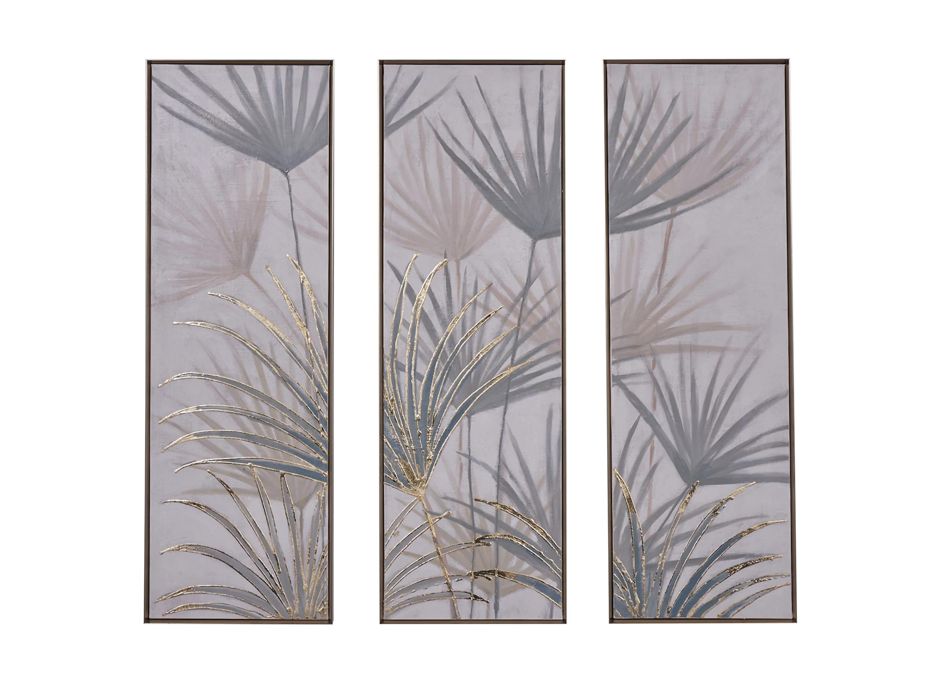 Ivy Collection Smitten Wall Art Set of 3