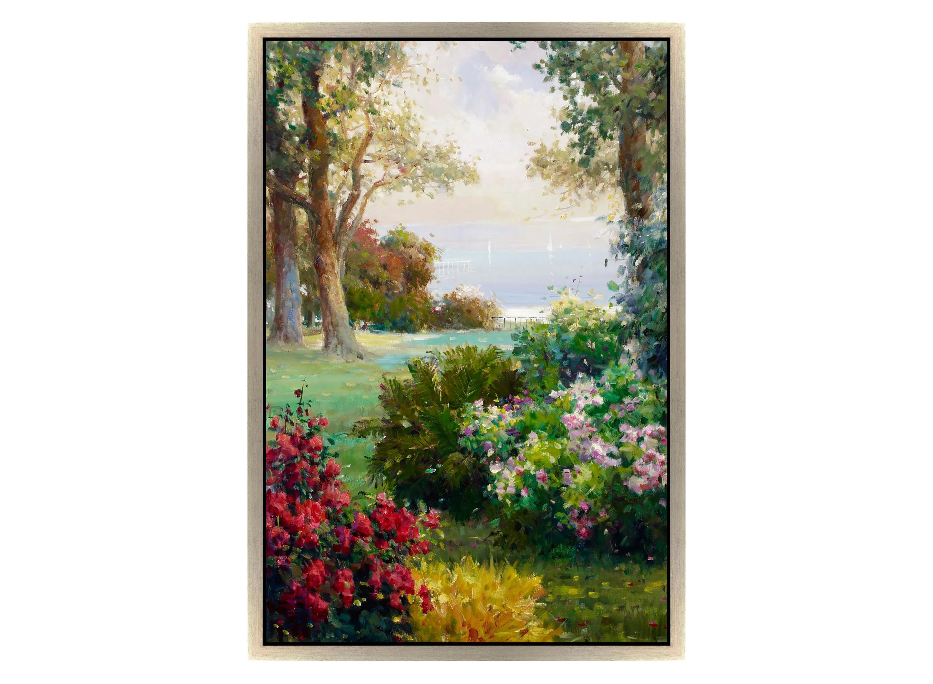 View to Lake Framed Wall Art