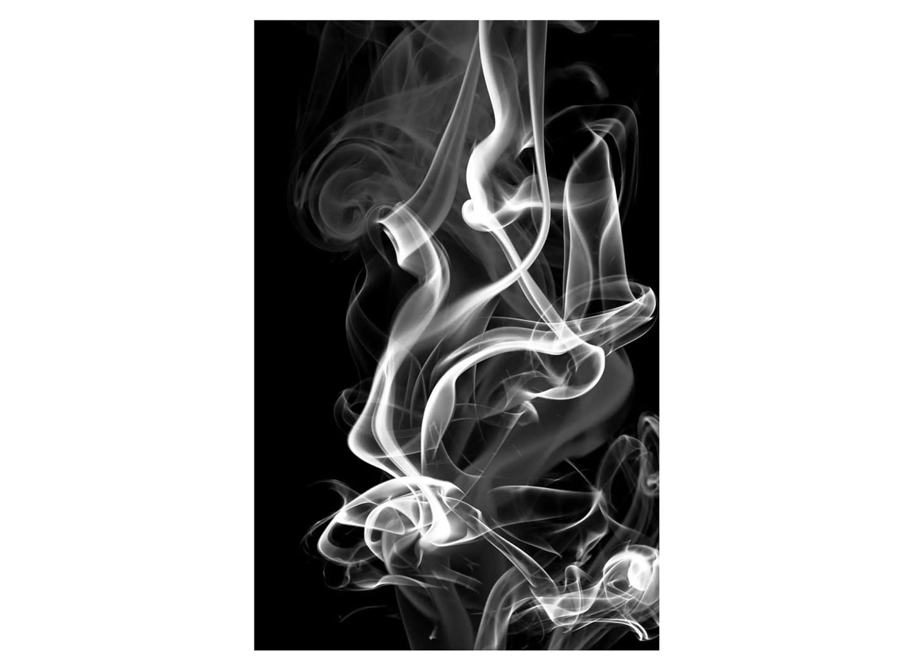 Black Smoke Abstract by GI ArtLab