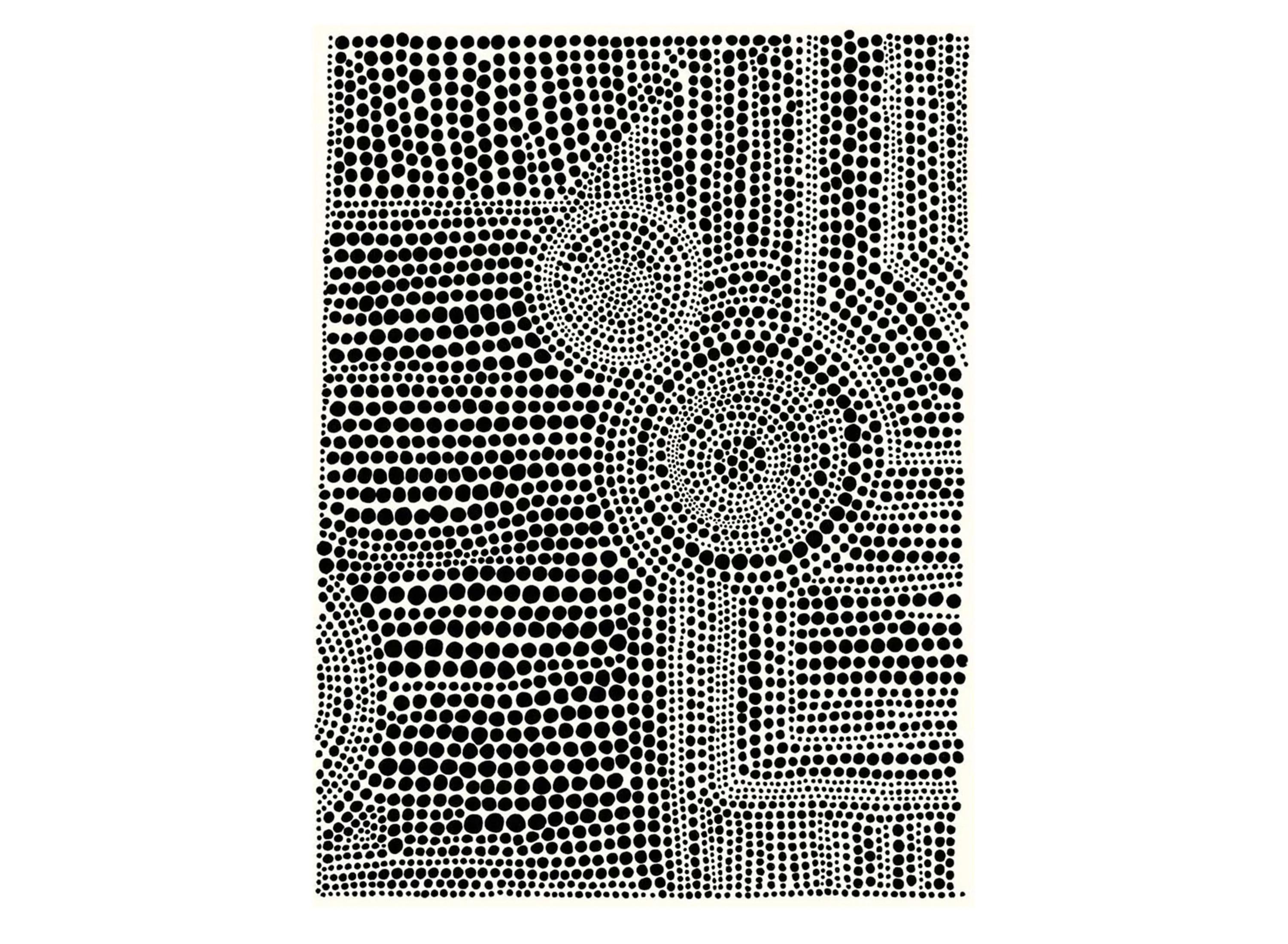 Clustered Dots A by Natasha Marie