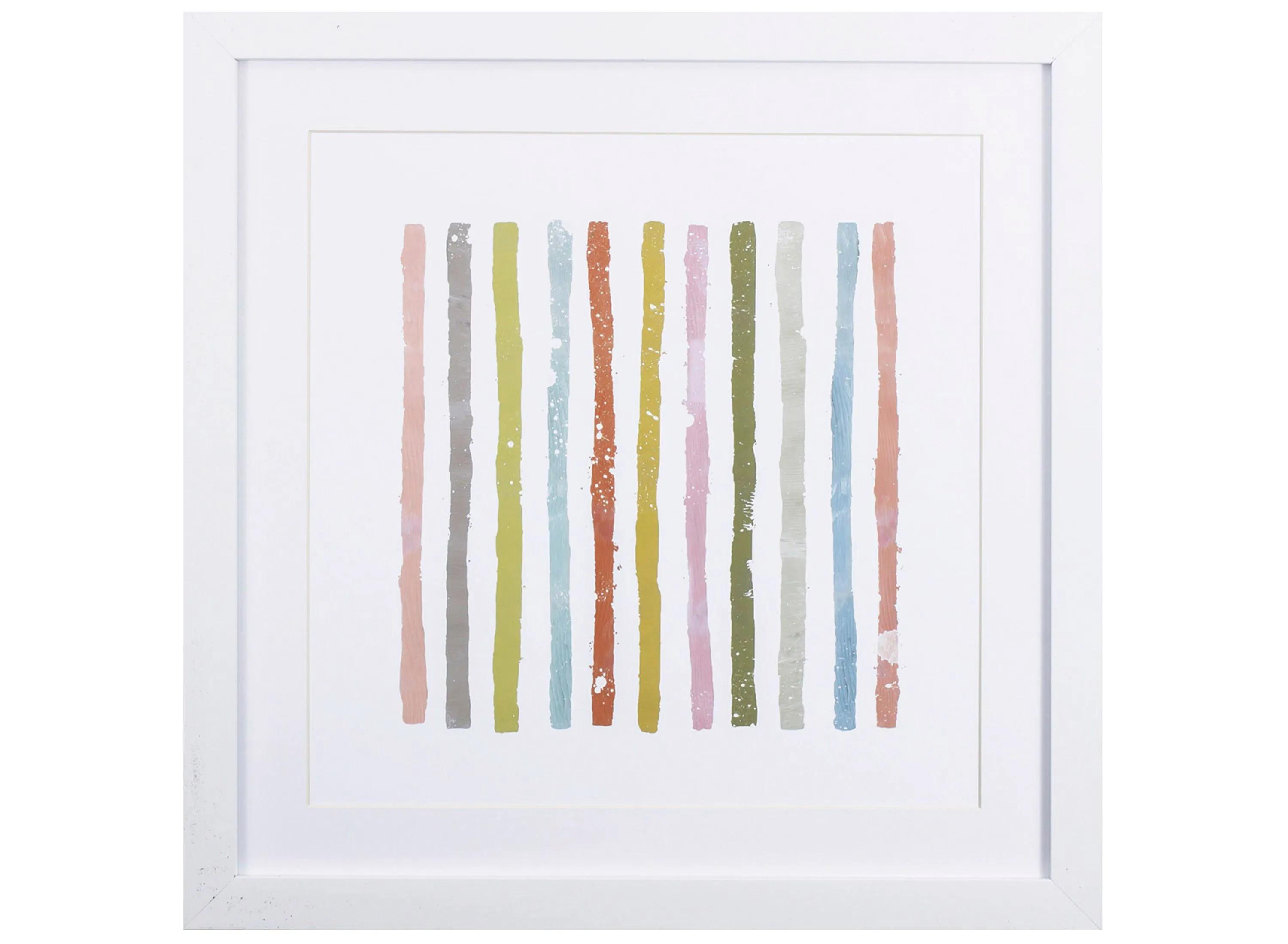 Colorful Lines Vertical Wall Art