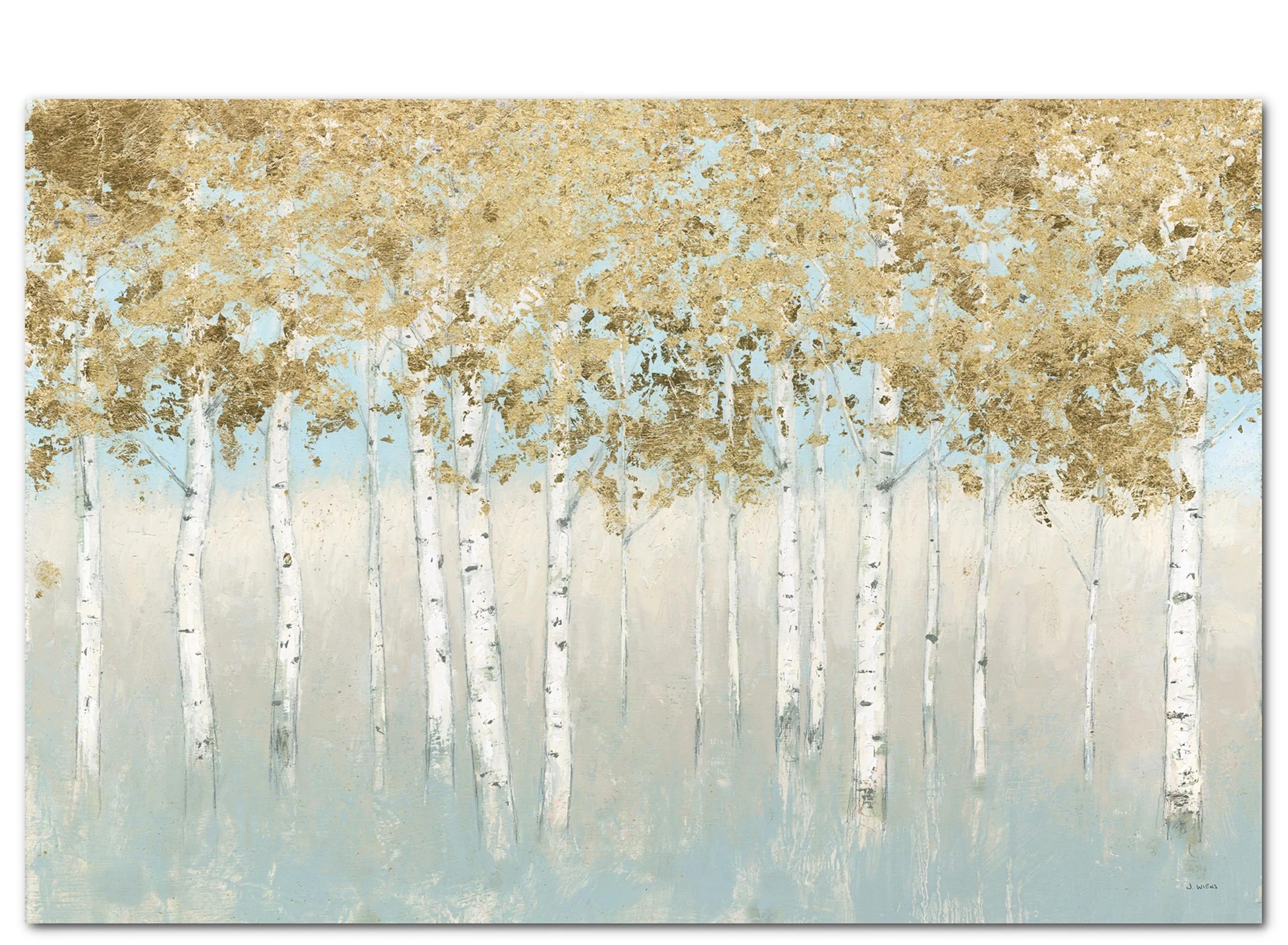 Shimmering Forest Gallery Wrapped Canvas