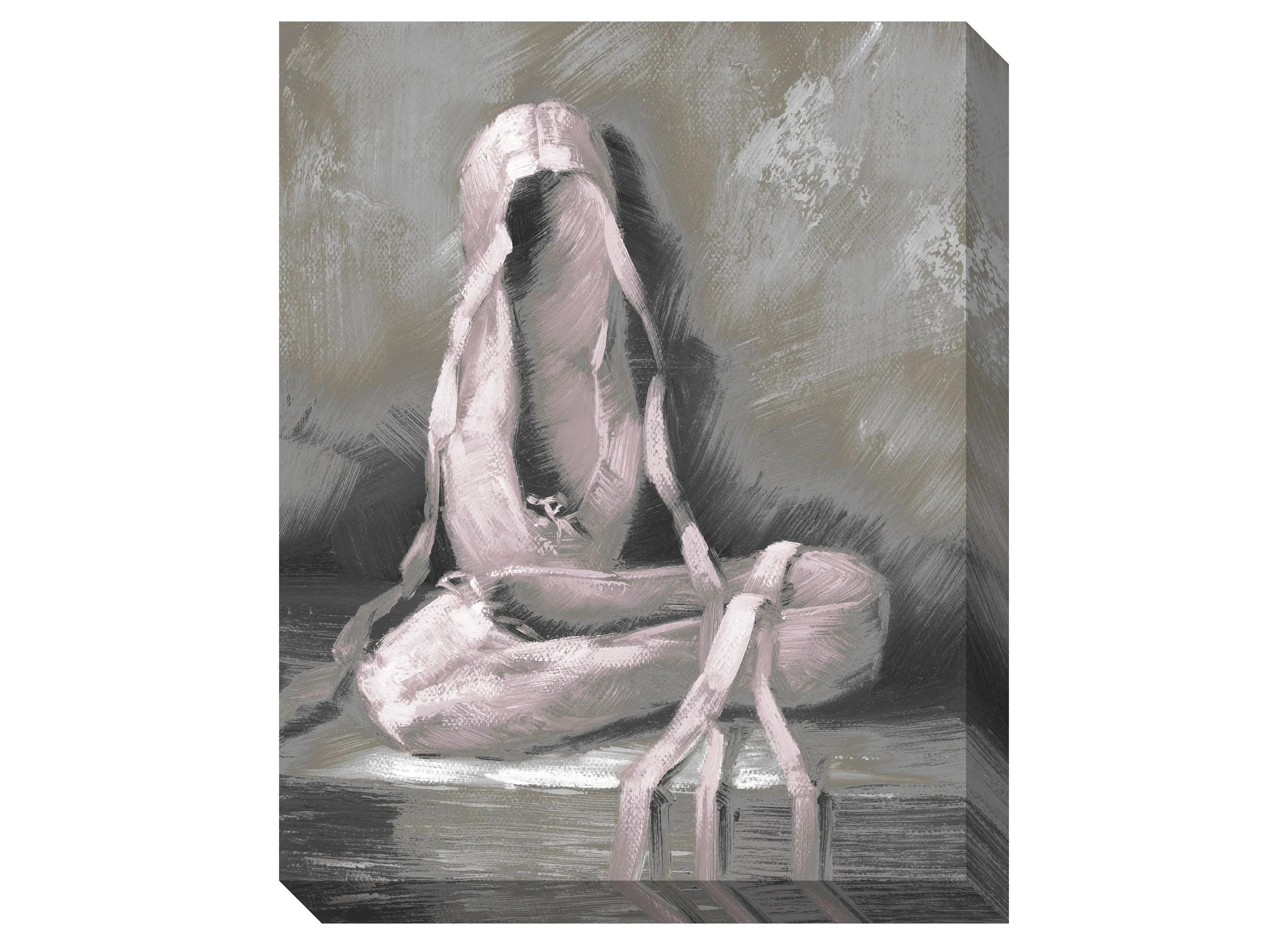 Ballet Slippers II Canvas Wall Art