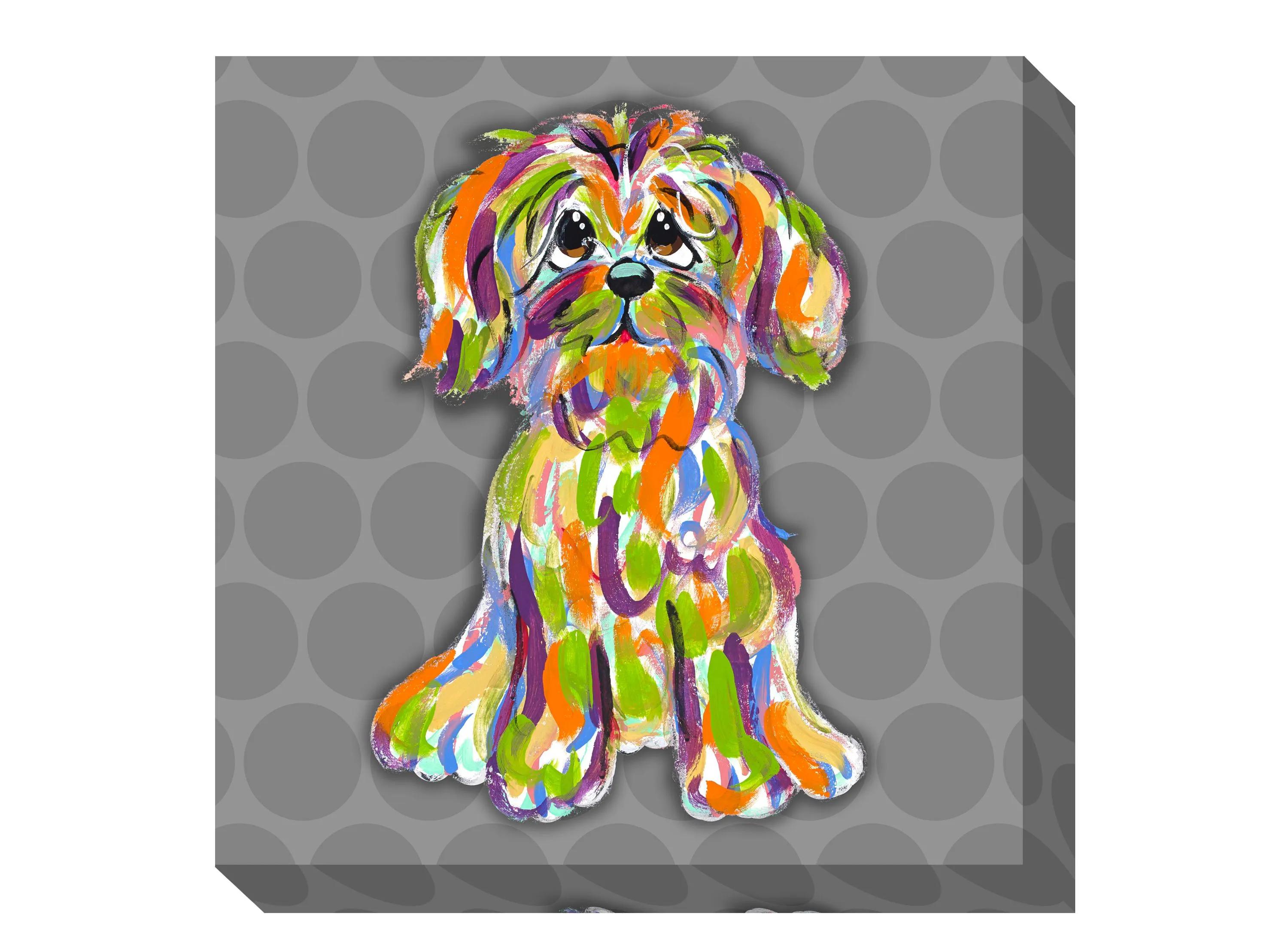 Designer Dog Canvas Wall Art