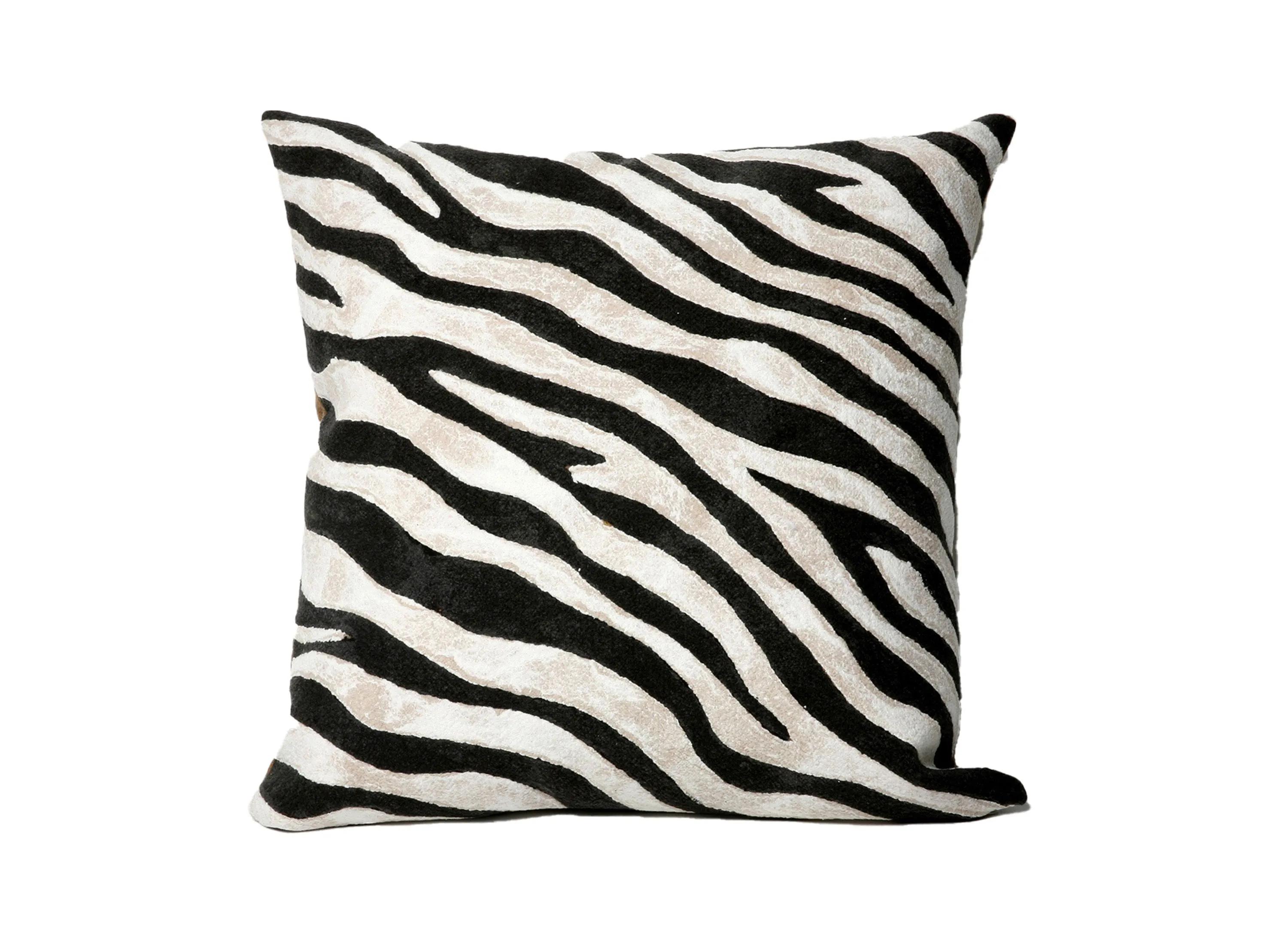 Liora Manne Visions I Zebra Pillow