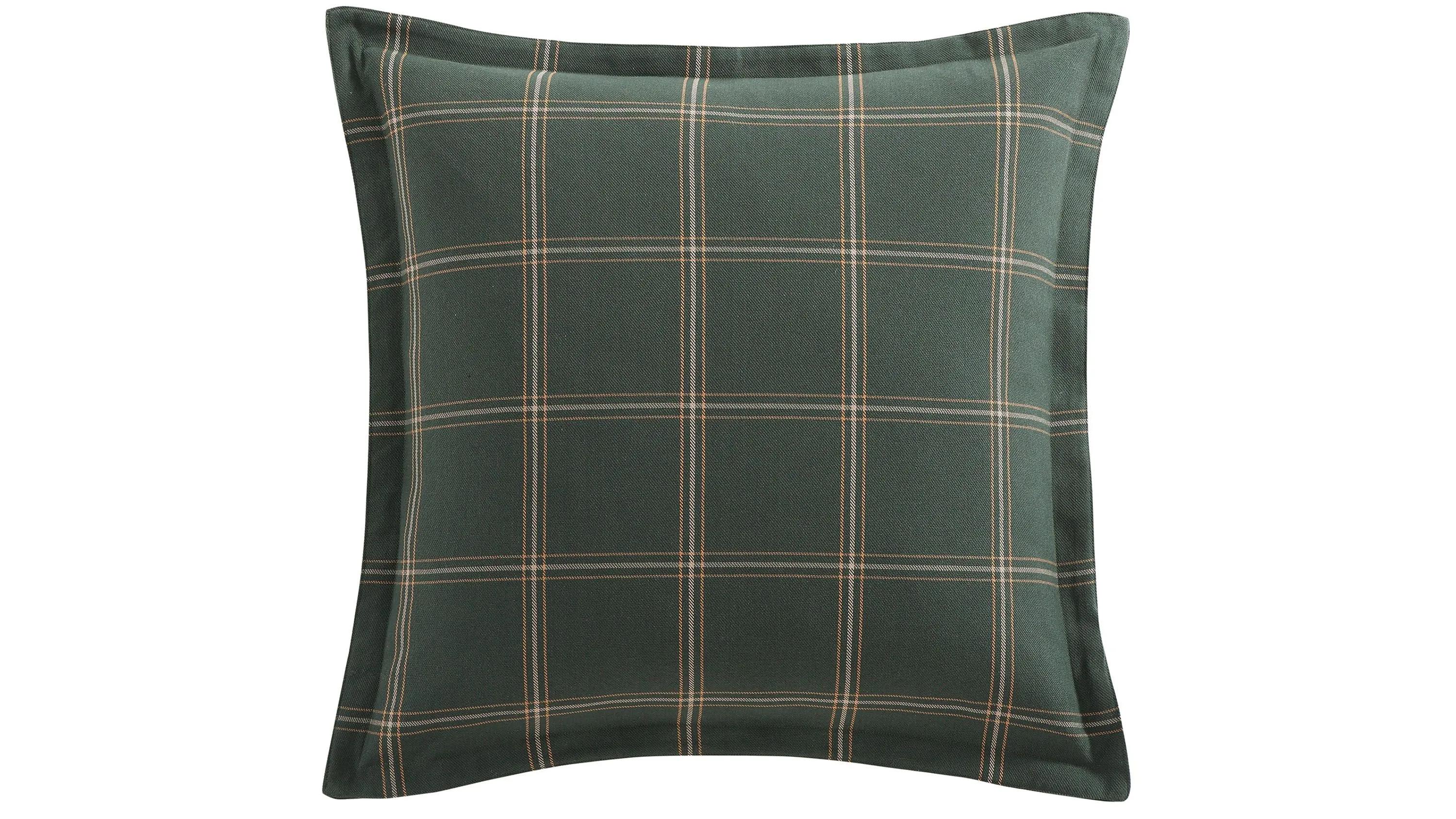 Windowpane Plaid Euro Sham