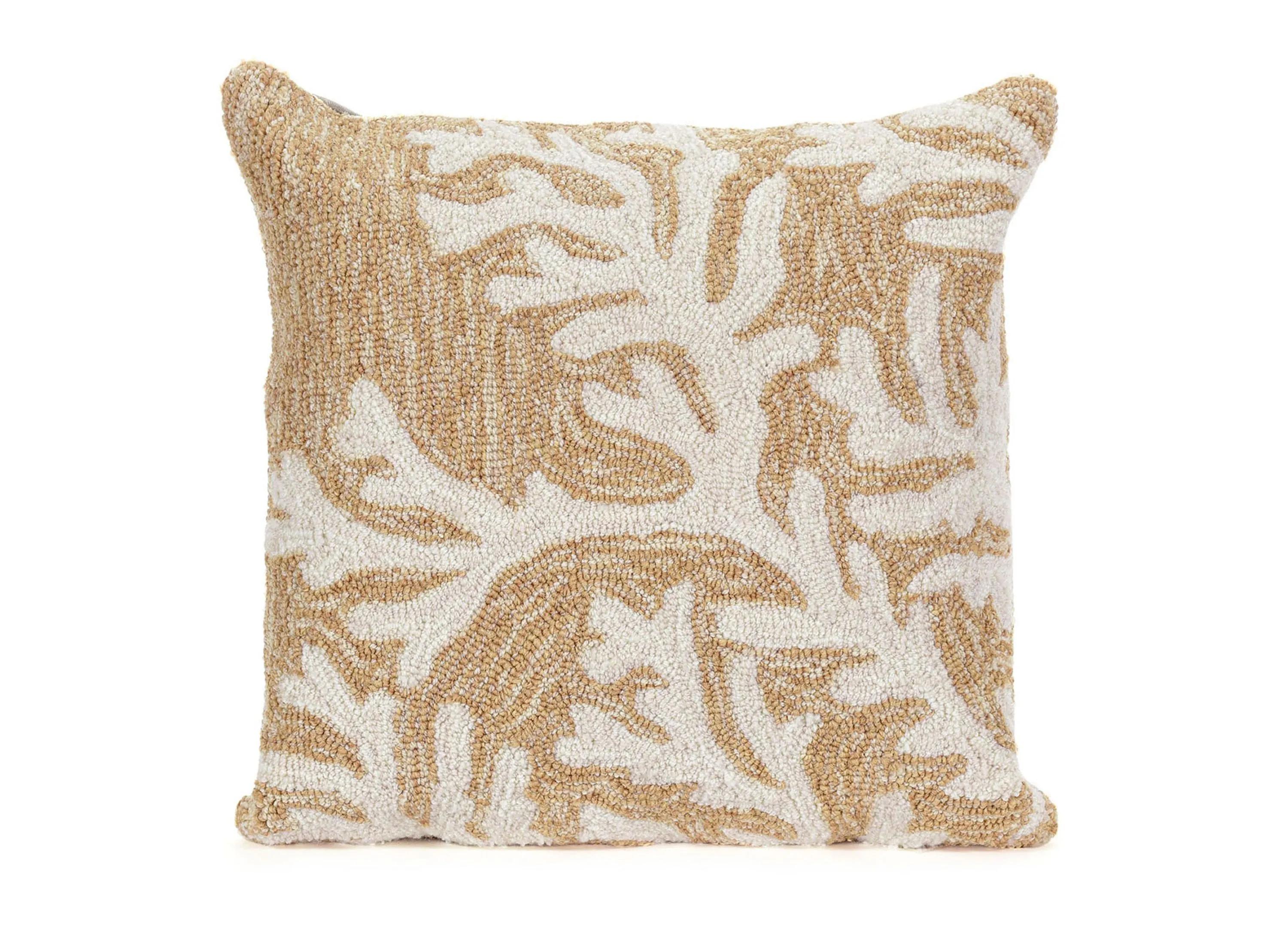 Liora Manne Frontporch Coral Pillow
