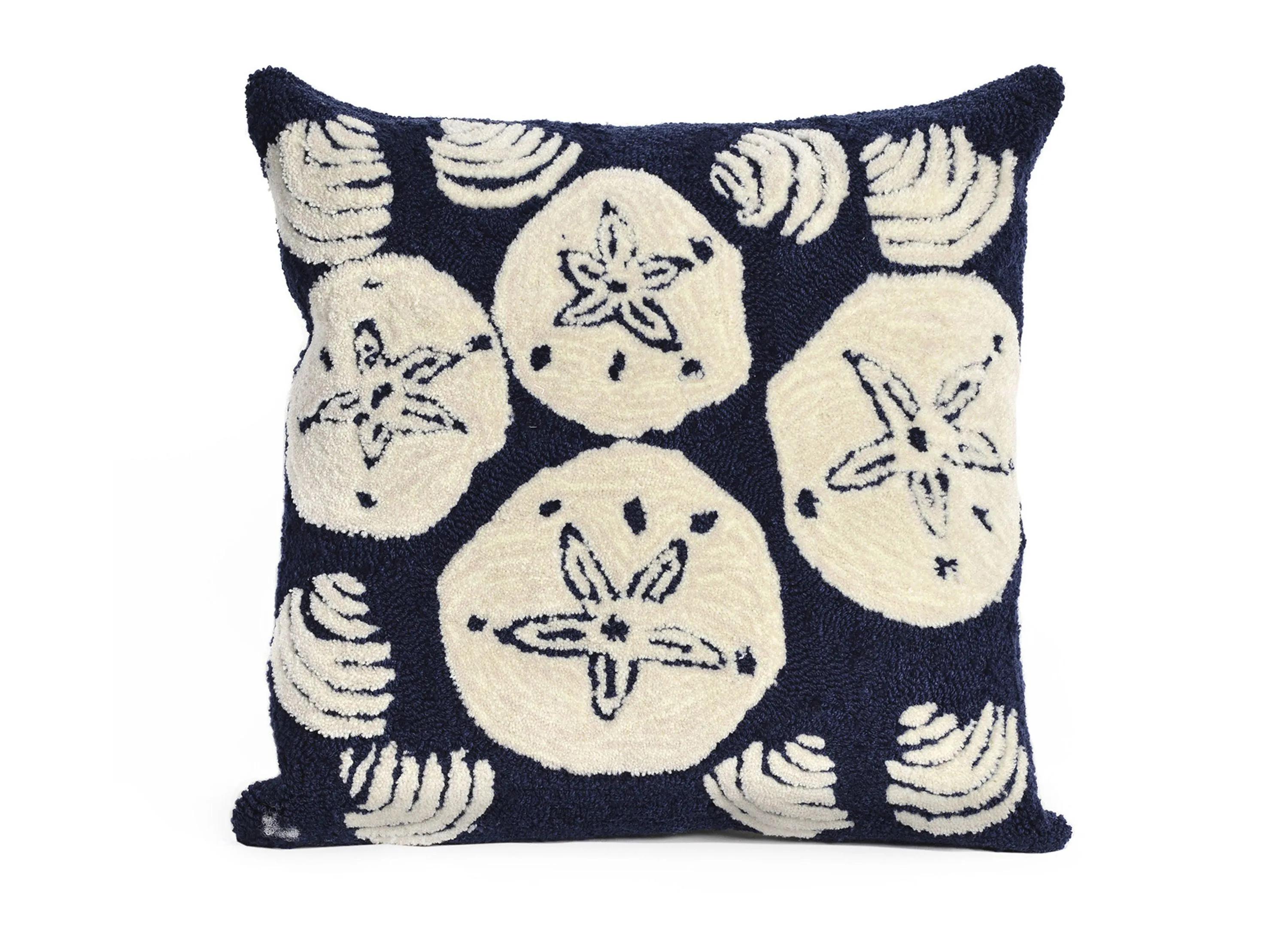 Liora Manne Frontporch Shell Toss Pillow