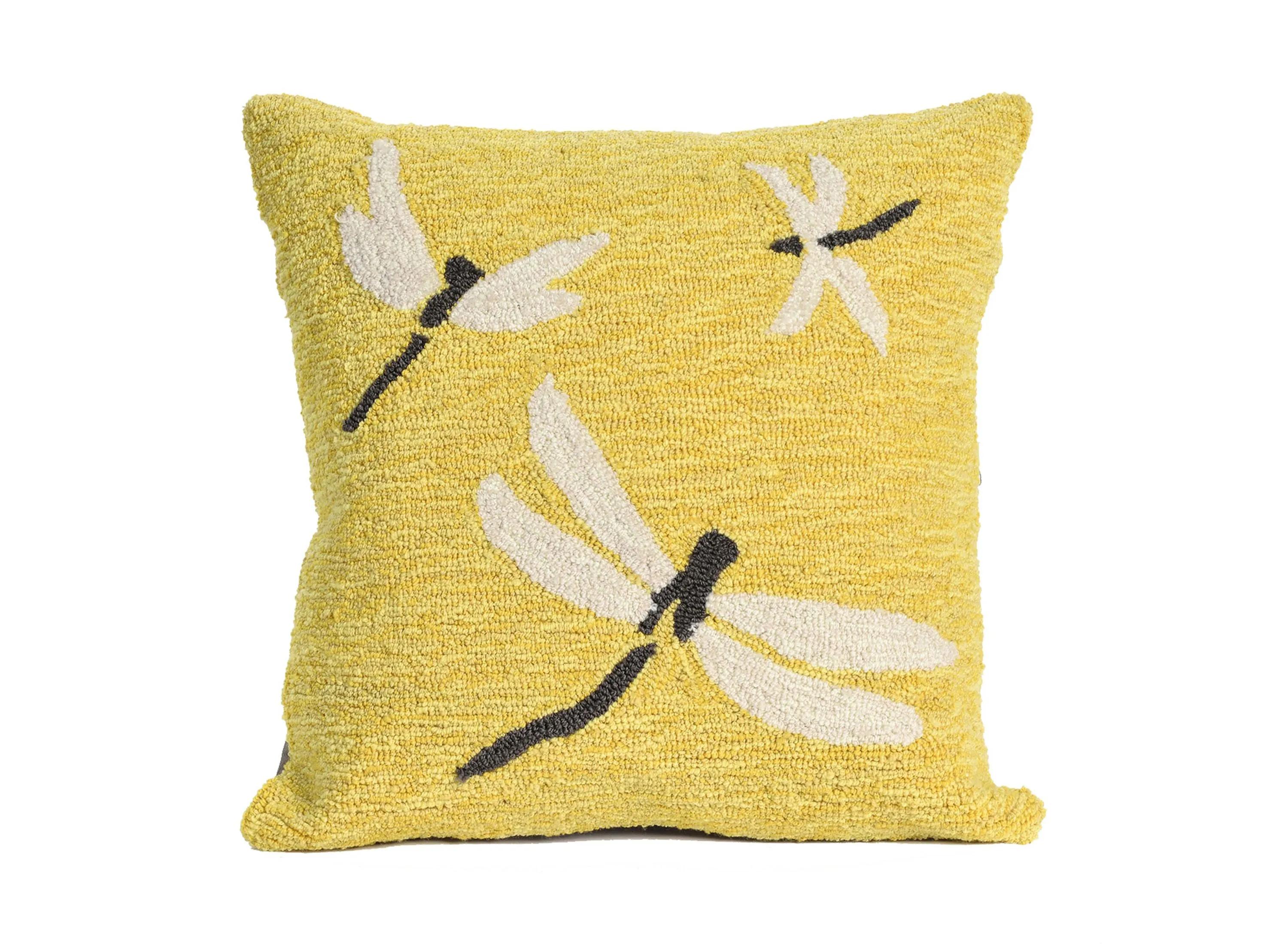 Liora Manne Frontporch Dragonfly Pillow