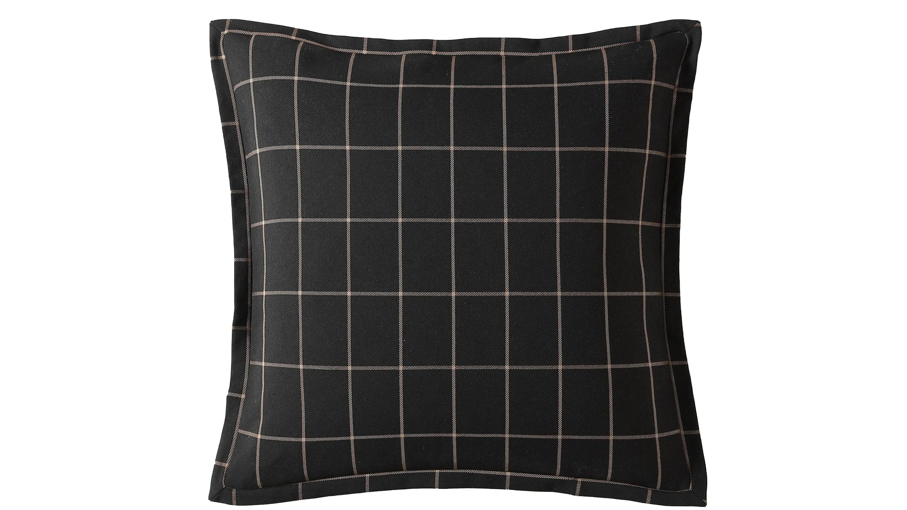 Windowpane Plaid Euro Sham