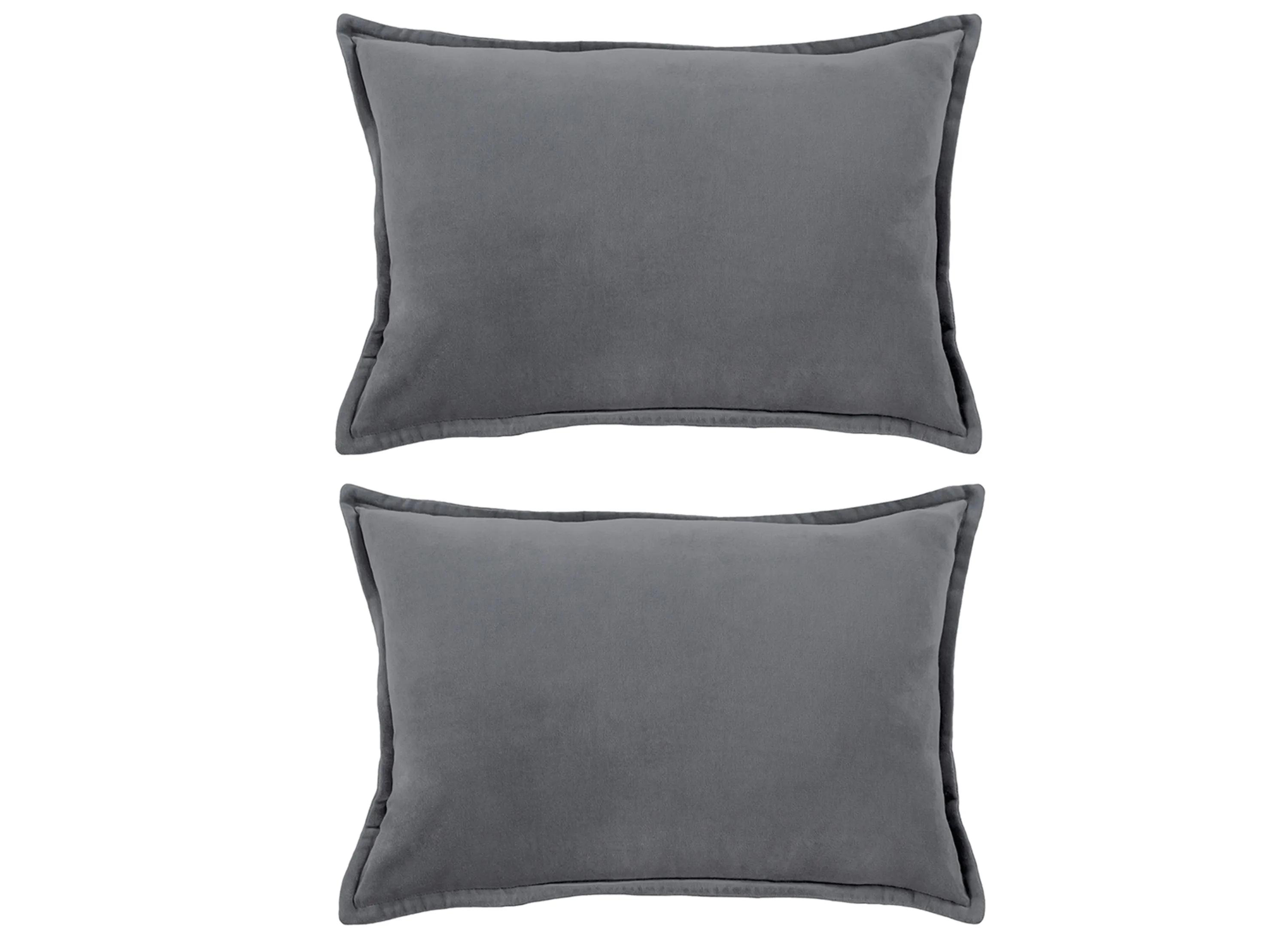 Cotton Velvet 18 Throw Pillow Set - 2 Pc.