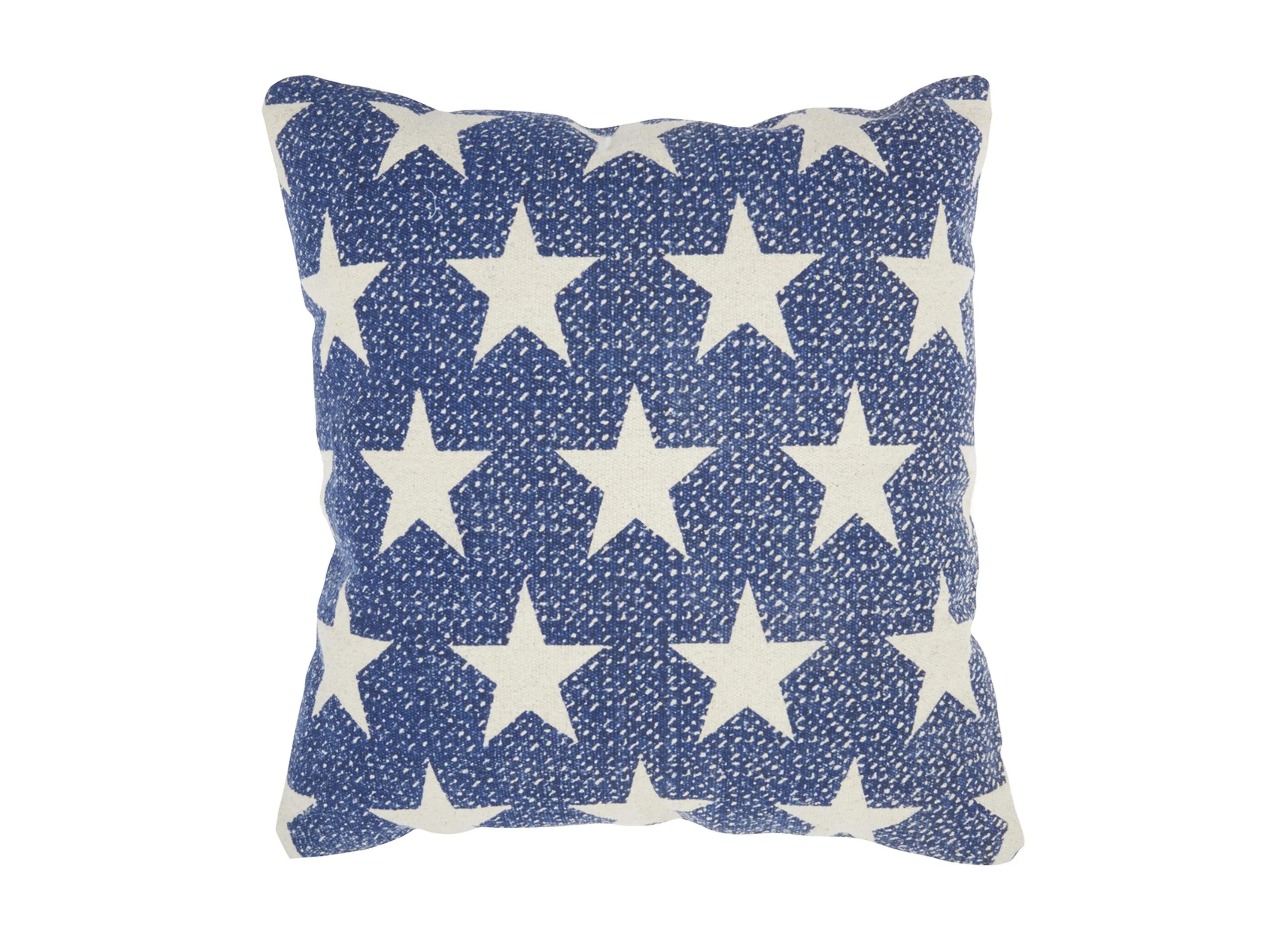 Mina Victory Printed Stars Throw Pillow