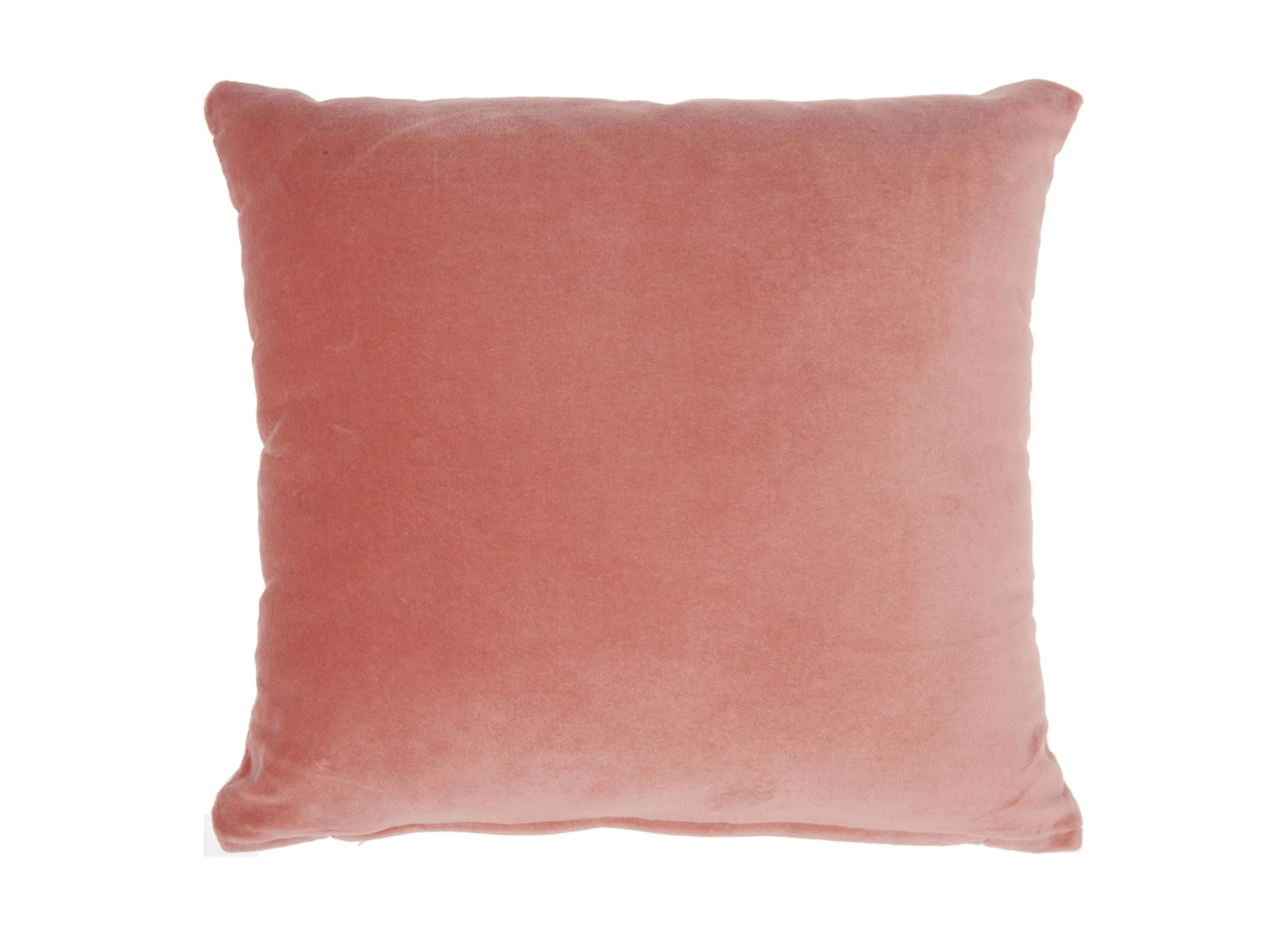 Nourison Solid Velvet Throw Pillow